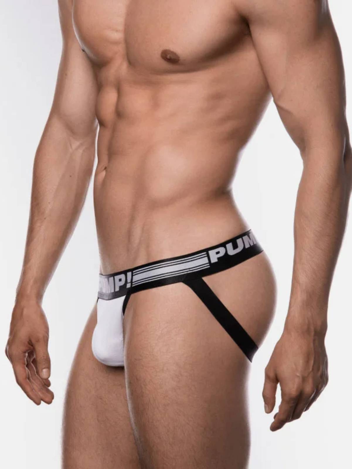 Brunos \ Jocks \ PUMP! \ PUMP! Free-Fit Jock | White