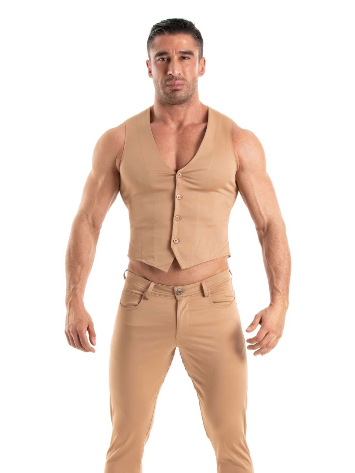 Brunos \ NEU \ TOF Paris \ Chino Vest | Brown