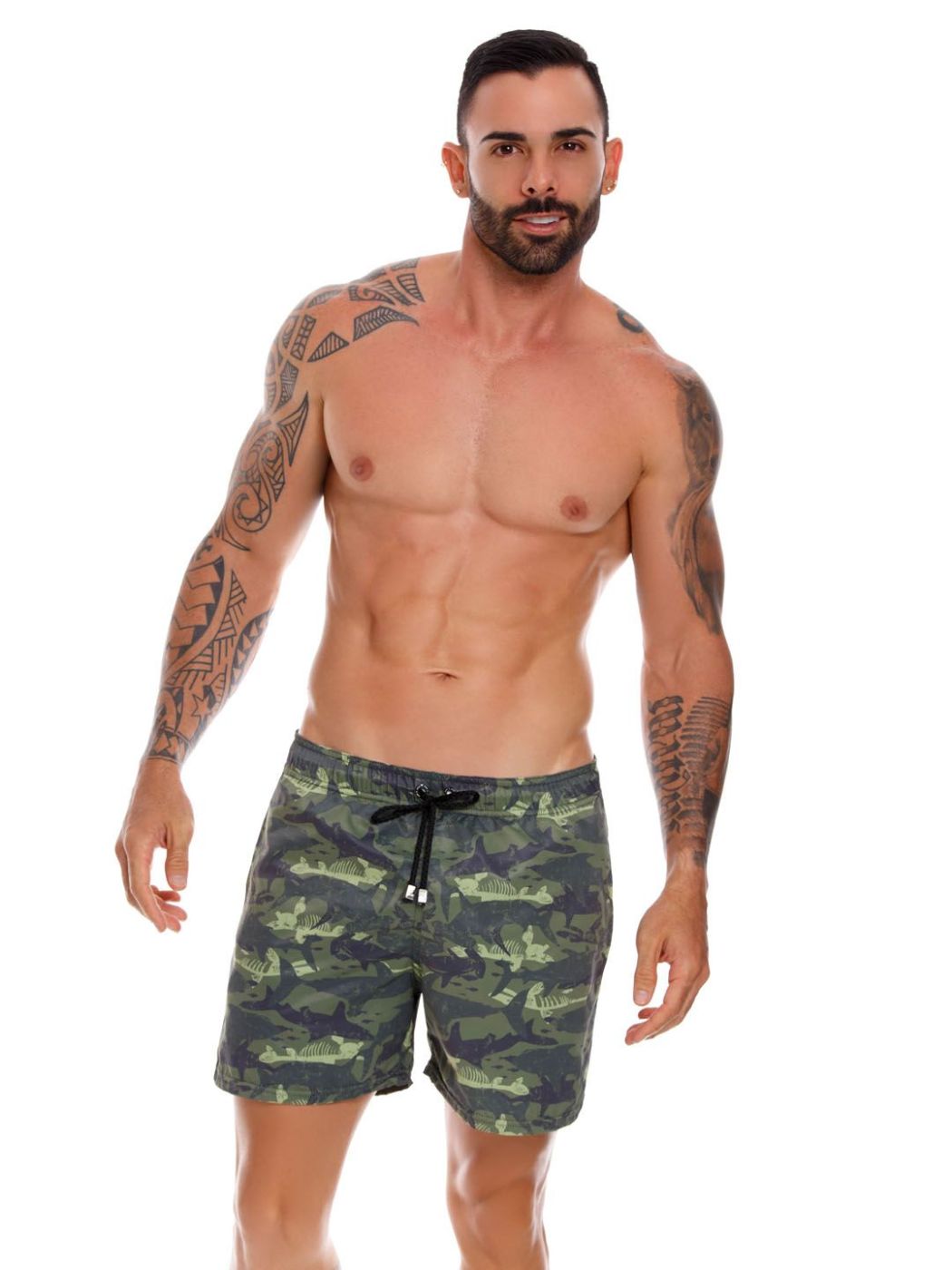 Brunos \ JOR \ JOR \ Short Shark Beachwear | Print