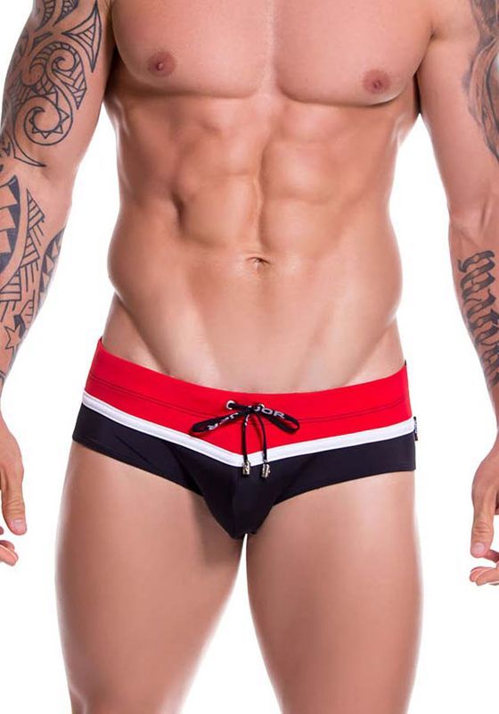 Brunos \ JOR \ JOR \ JOR 0811-19.1 black-red L Swim Brief Baltic