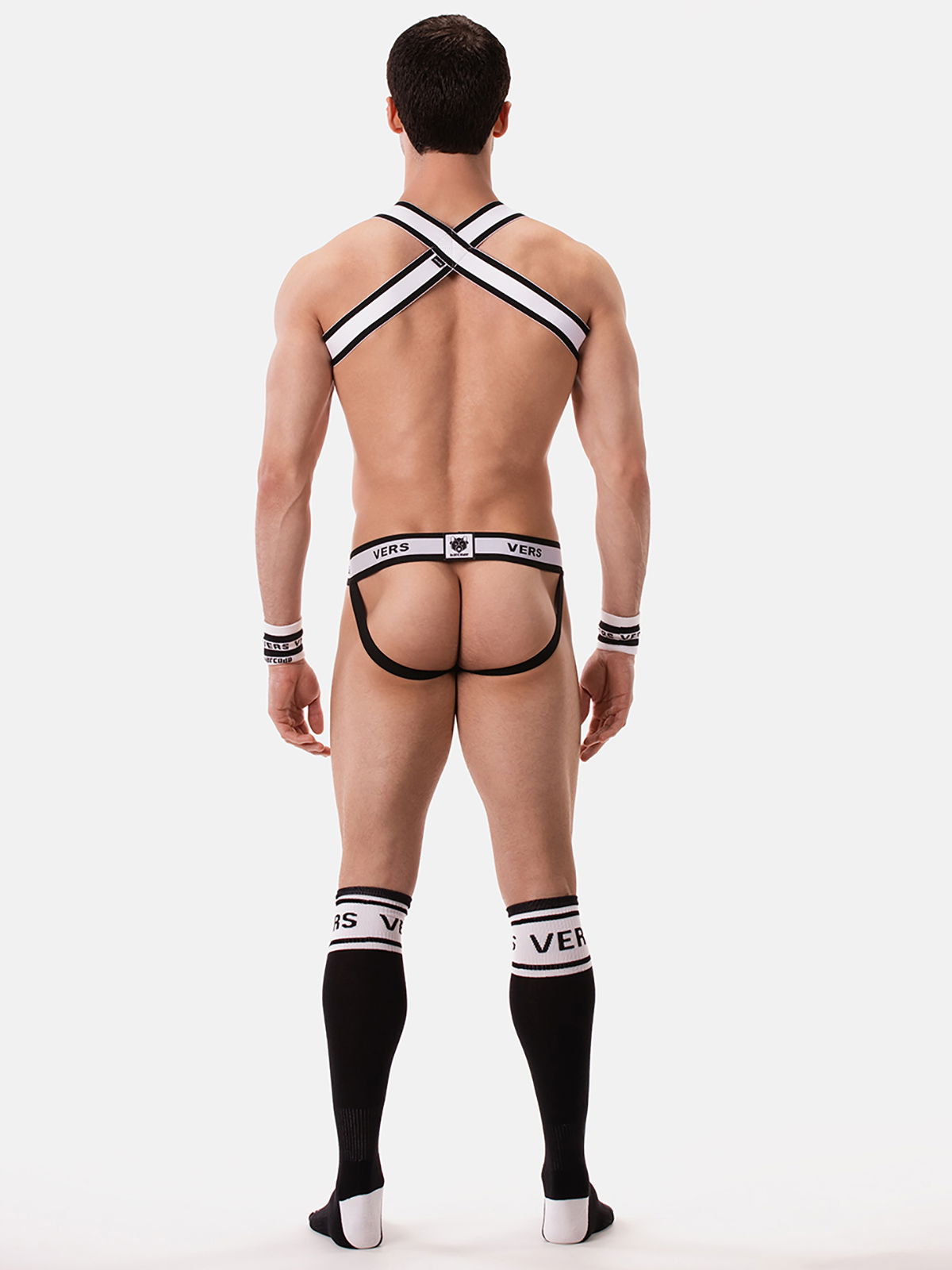 Brunos \  \ Barcode Berlin \ H-Front Harness VERS | White/Black