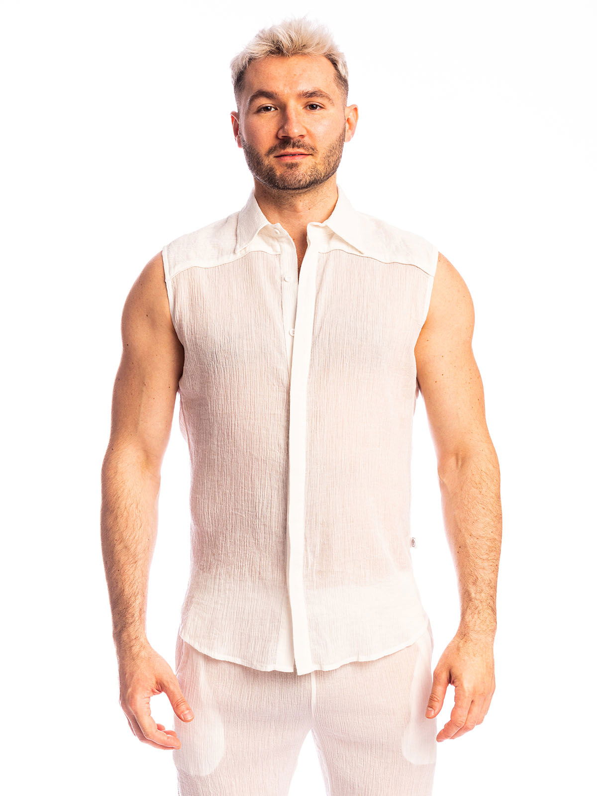 Brunos \ Hemden \ L'homme Invisible \ Shirt Hemd Sleeveless Beynac | White