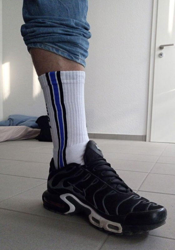 Brunos \  \ Sk8erboy \ Sk8terboy #Sneakerporn Socks | White/Blue