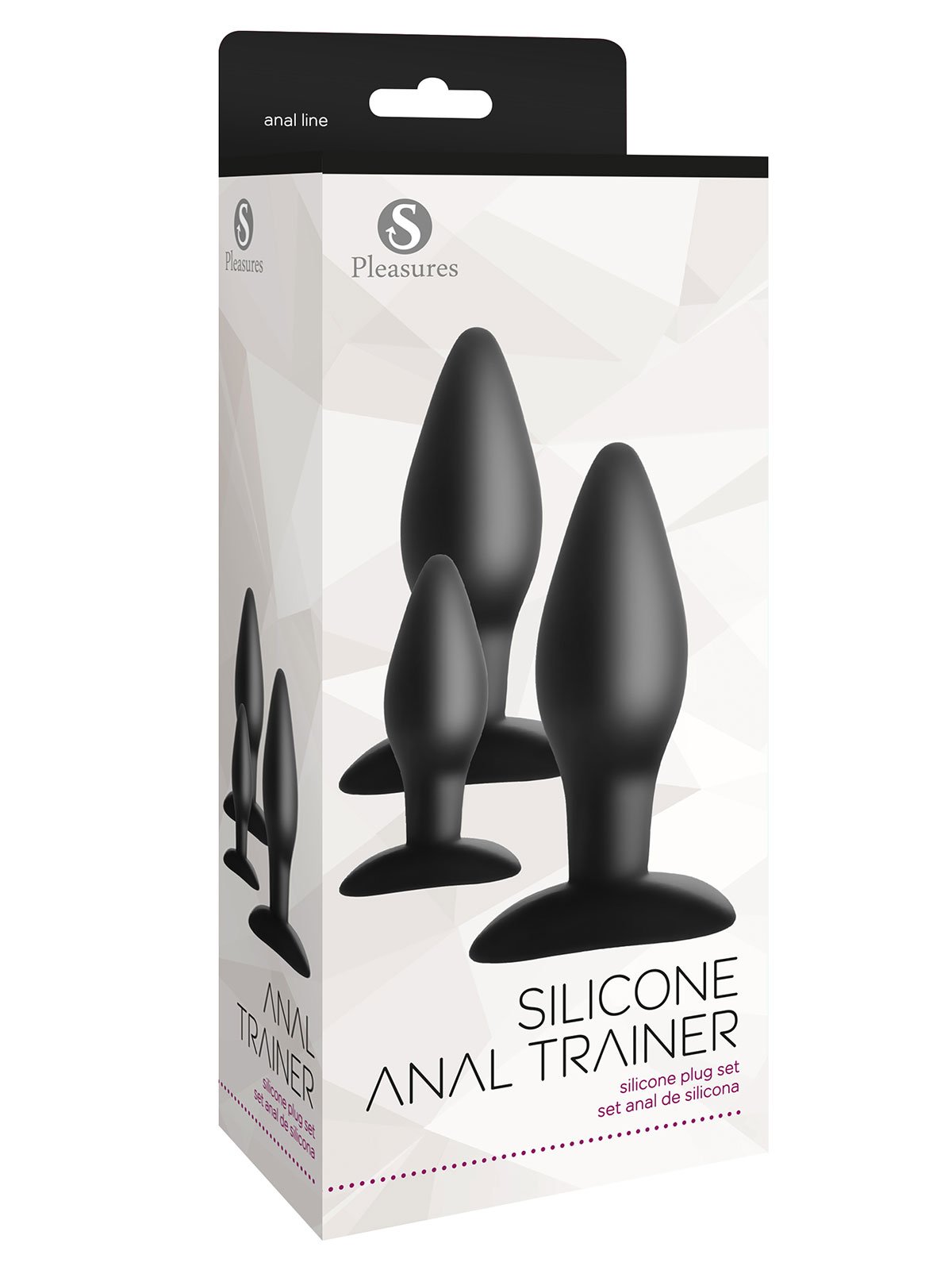 Plug Anal Trainer 3er Set | Black