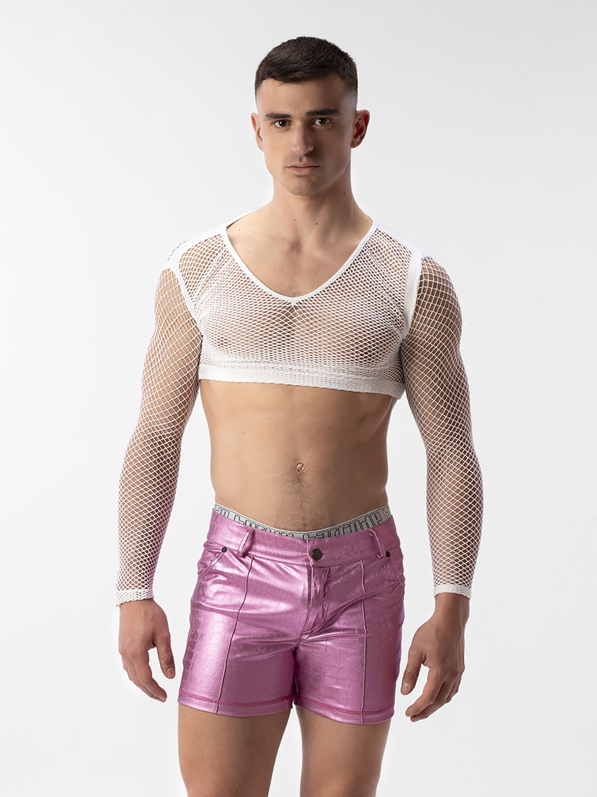 Brunos \ Fashion Sale \ Barcode Berlin \ Foiled Short Planet | Neonpink