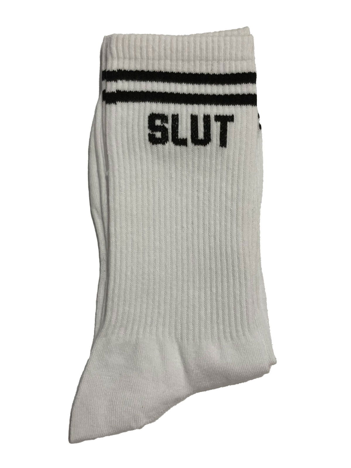 Brunos \ Socks \ Proud2begay \ Socks Slut | White