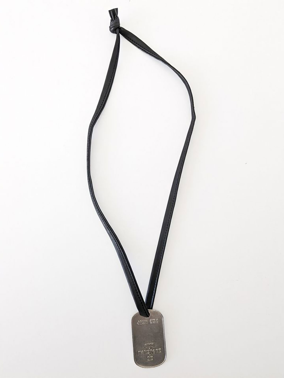 Anhänger Dog Tag | Black Brunos \ MANSTORE \ MANSTORE \ Anhänger Dog Tag | Black