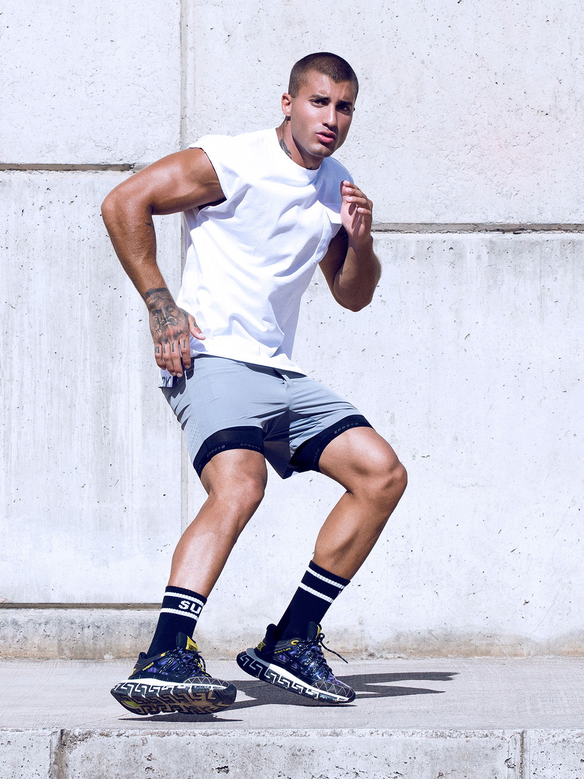 Brunos \ Sportswear \ Supawear \ Flex Shorts | Grey