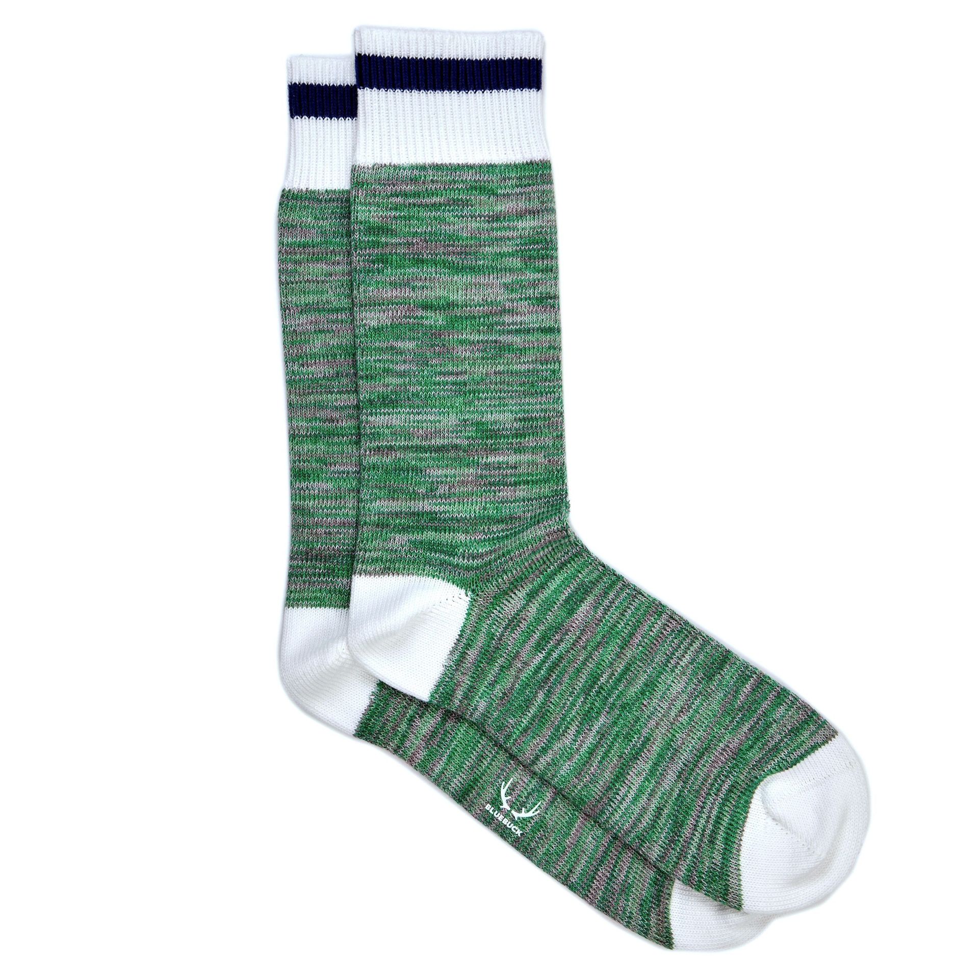 Brunos \  \  \ Nautical Socks | Green/White