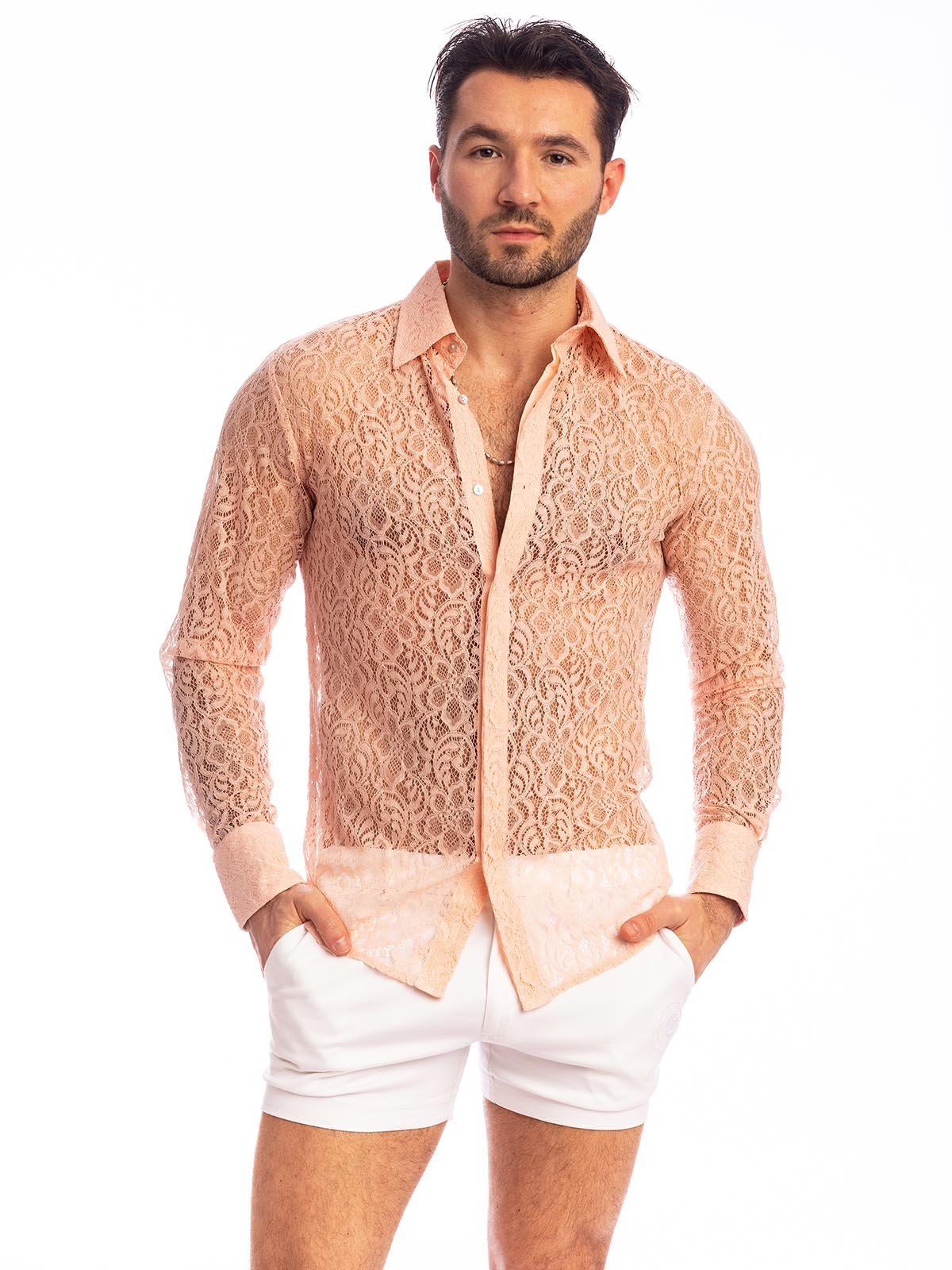 Fleur d'Ether Fitted Shirt  | Rose