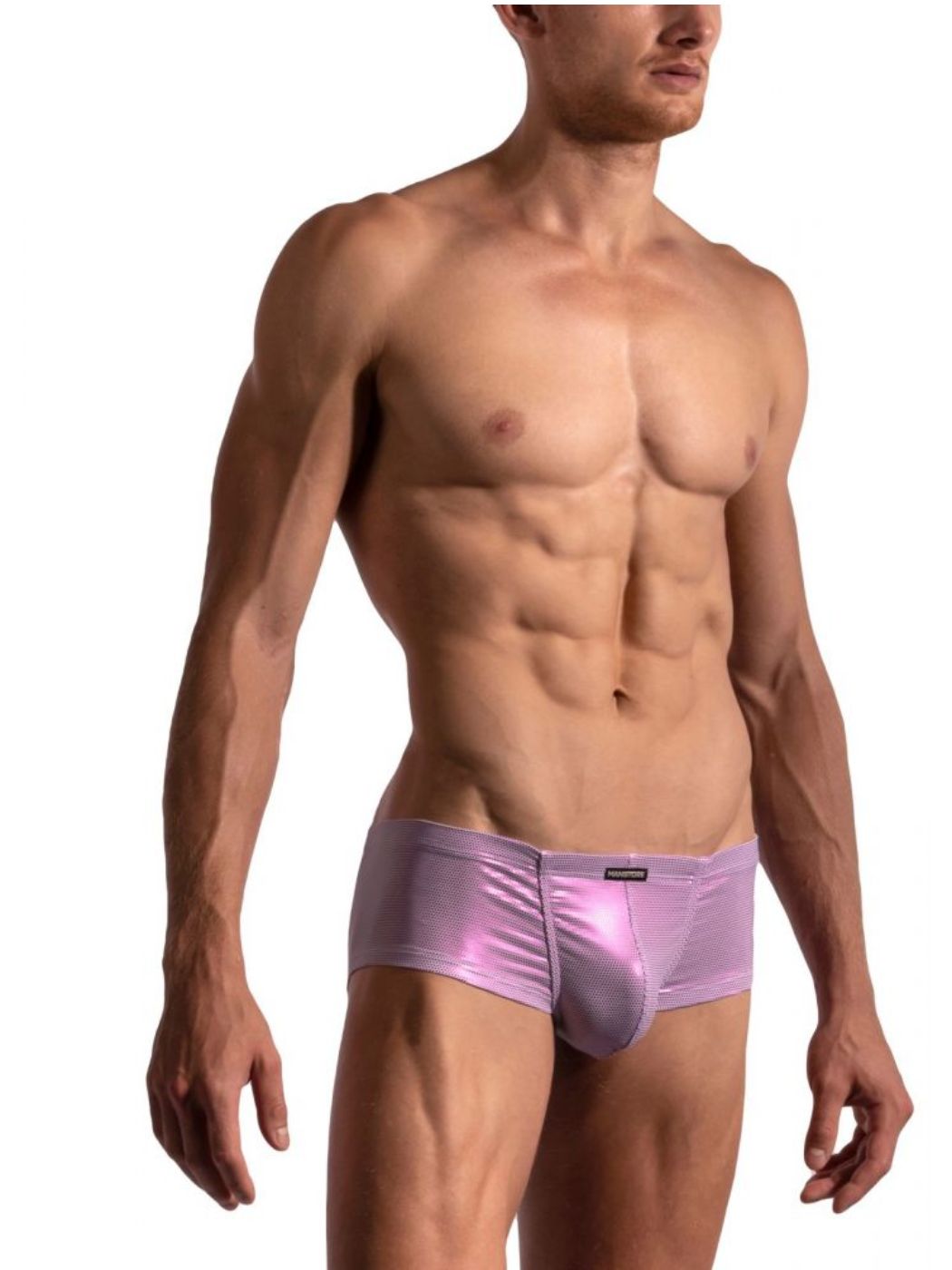 Brunos \ Boxer | Trunks \ MANSTORE \ Hot Pants Boxer | White|Pink