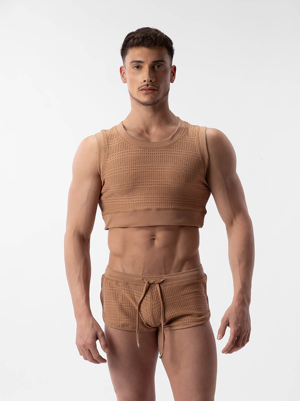 Brunos \  \ Barcode Berlin \ Short Aachet | Brown