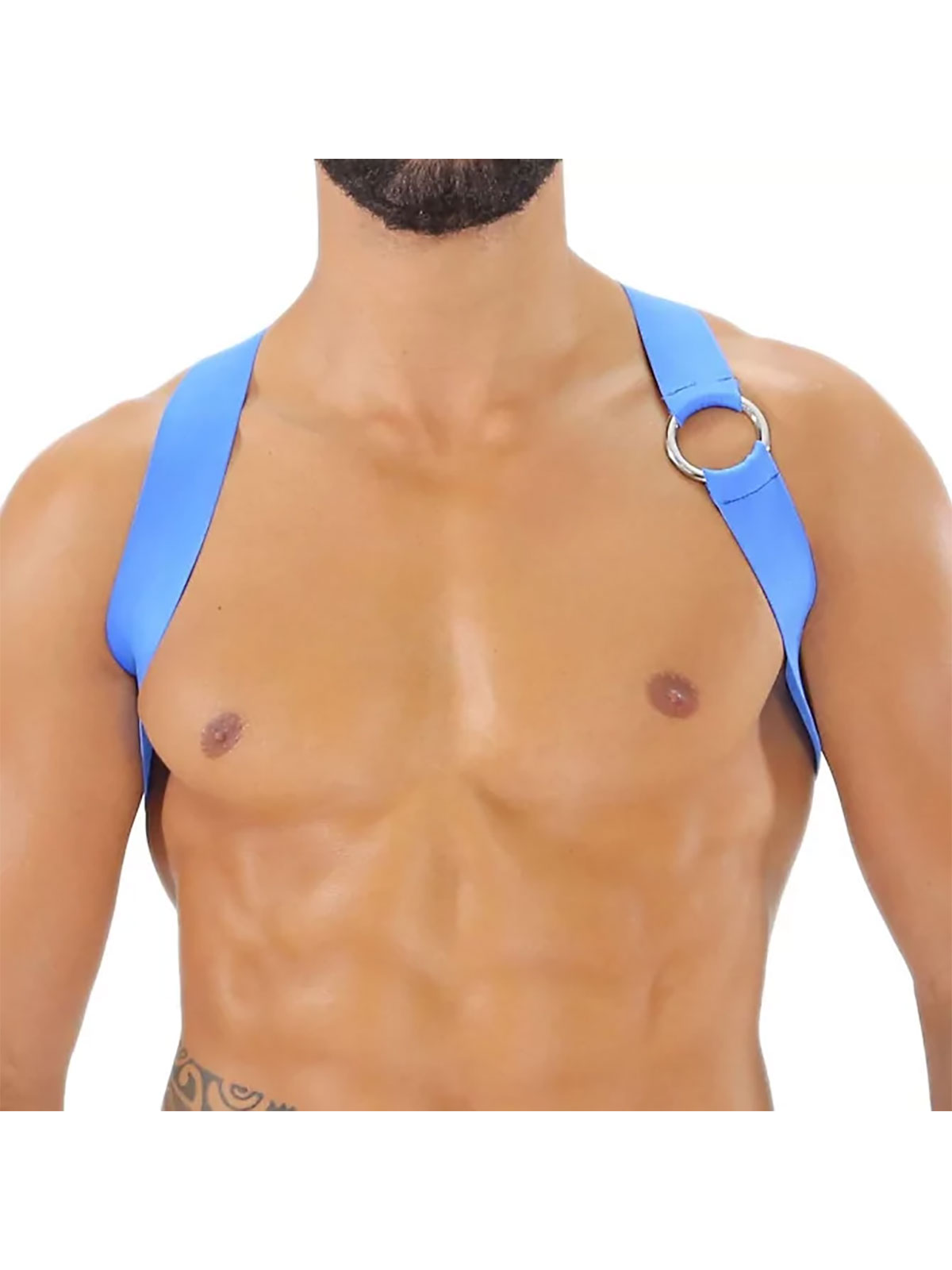 Brunos \  \ TOF Paris \ Party Boy Elastic Harness | Blue