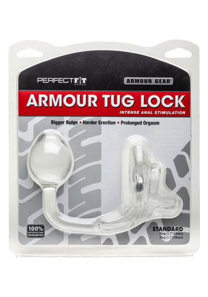 Brunos \  \ Perfect Fit \ Armour Tug Lock - Cockring & Anal Plug