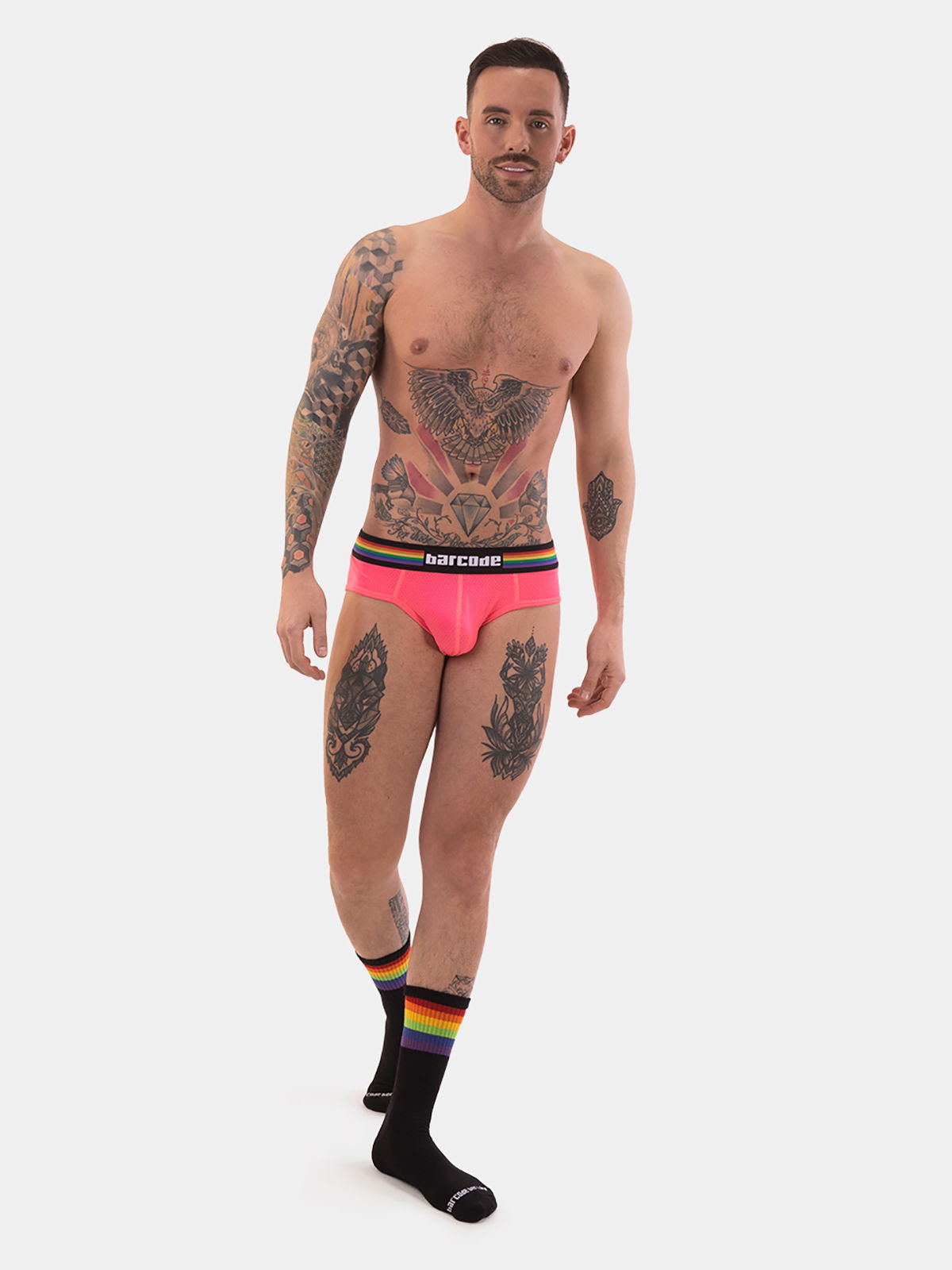 Brunos \ Pride Fashion \ Barcode Berlin \ Brief Pride | Neonpink