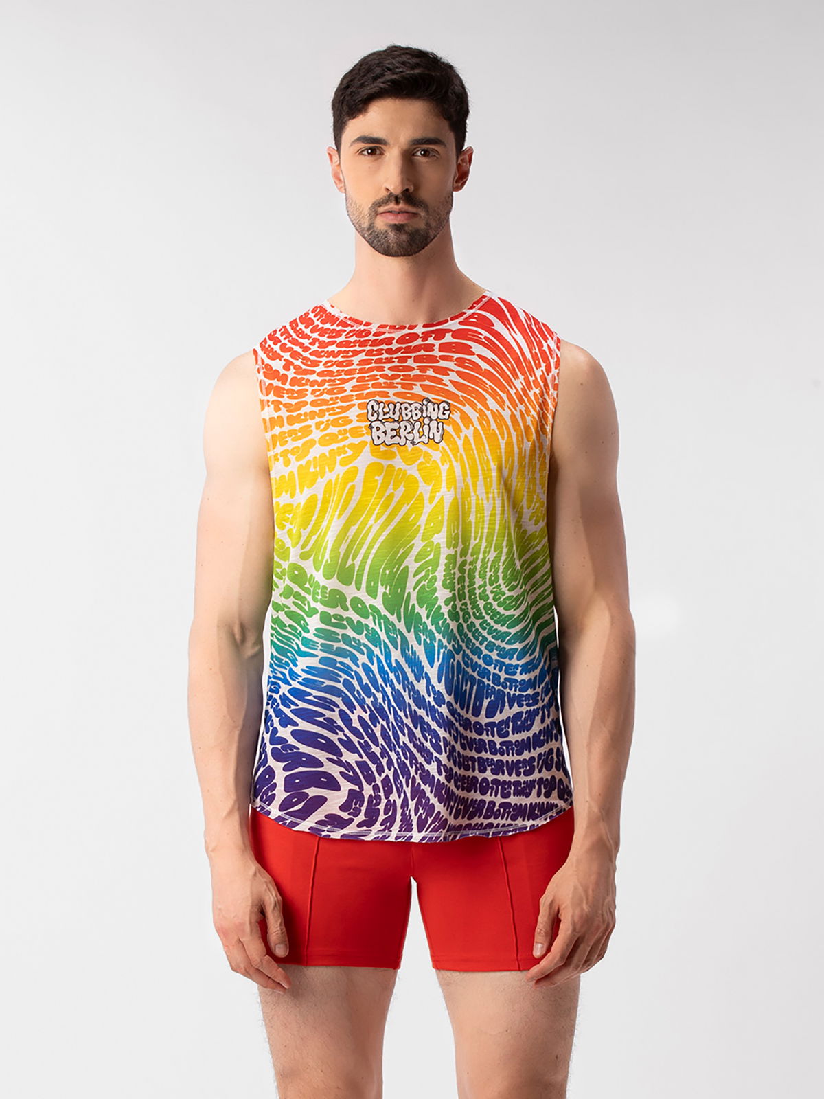 Brunos \  \ Barcode Berlin \ Muscle Top Pride You | White