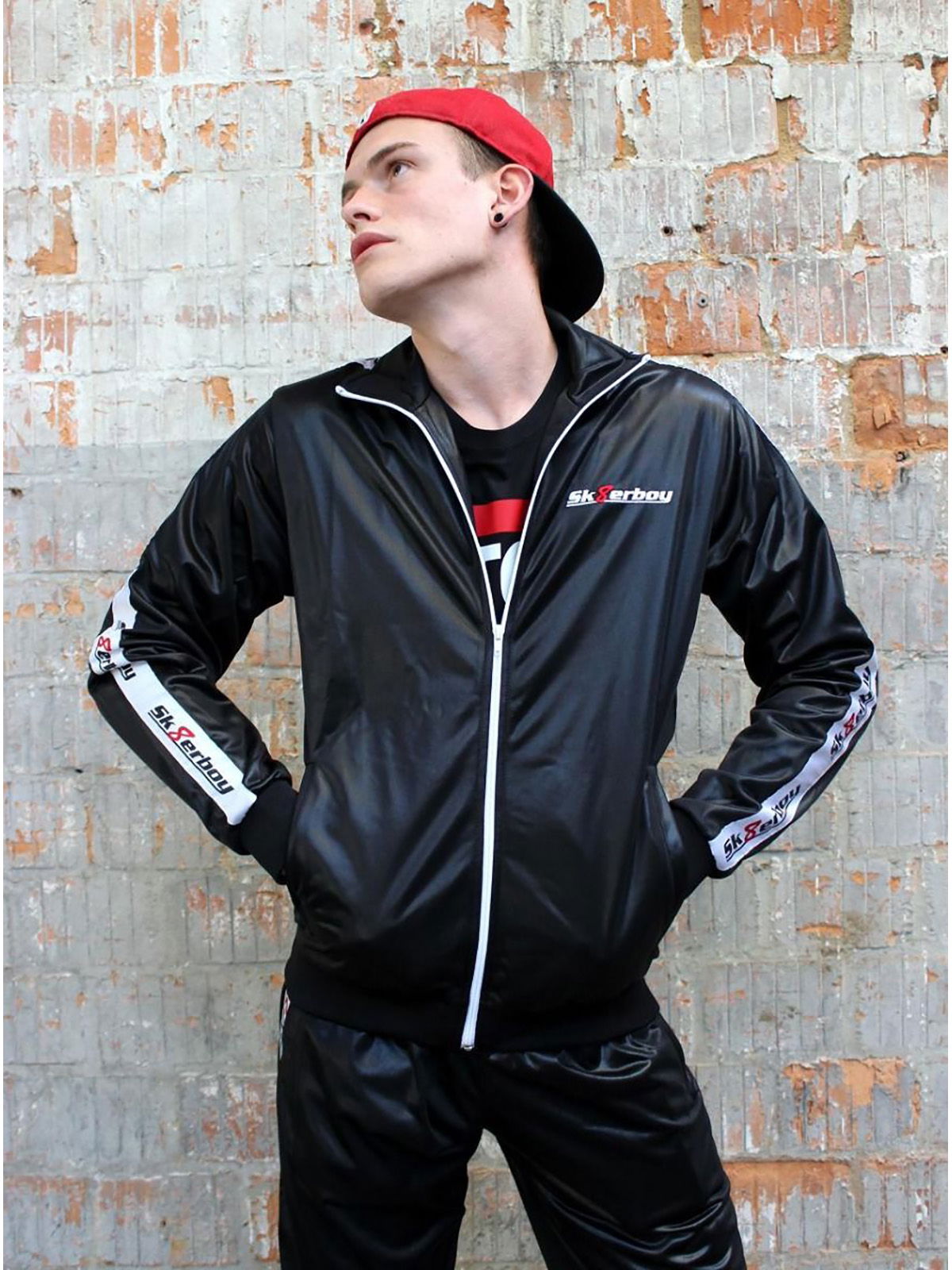 Brunos \ Sk8erboy \ Sk8erboy \ Shiny Jacket | Black