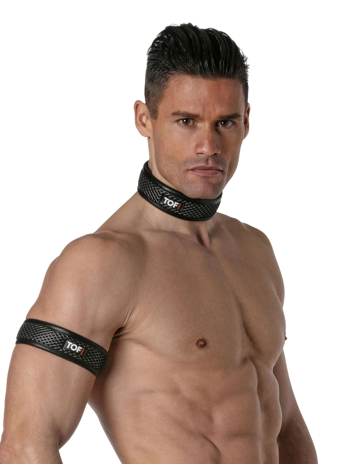 Brunos \  \ TOF Paris \ 3D Collar | Black/Grey