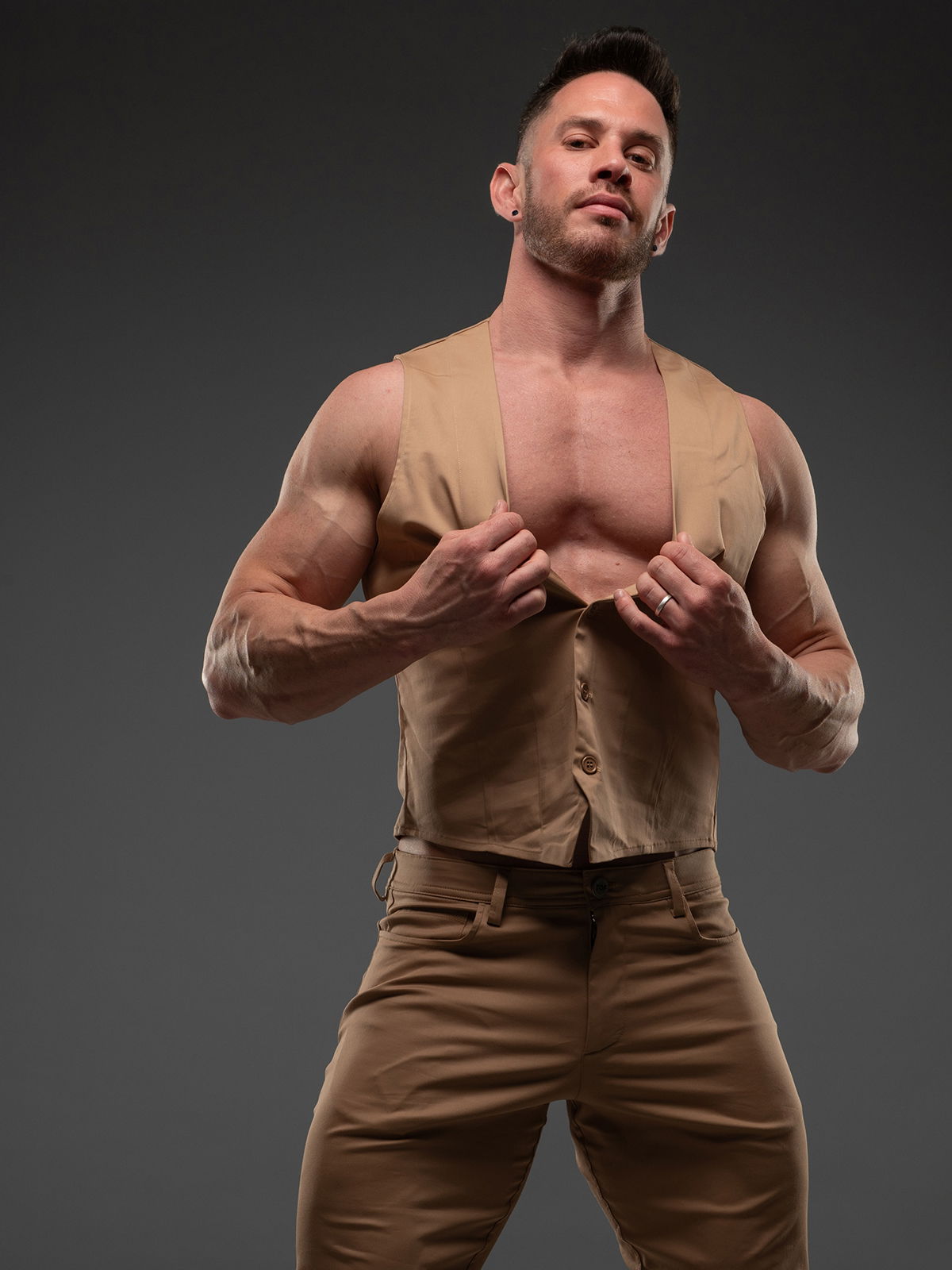 Brunos \ NEU \ TOF Paris \ Chino Vest | Brown