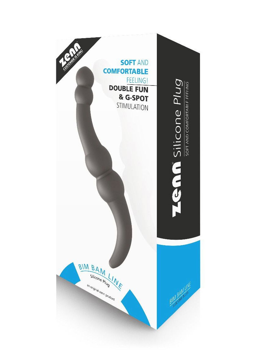 Brunos \ ZENN \ ZENN \ Silicone Double Dildo 20,5 x 3,5 cm | Black 