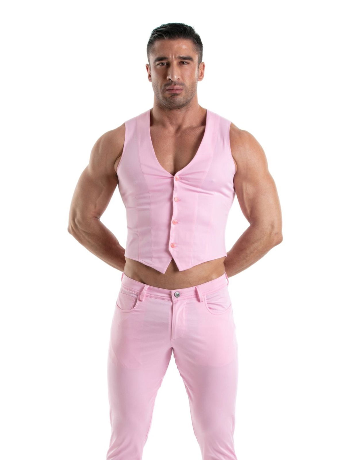 Brunos \ NEU \ TOF Paris \ Chino Vest | Pink