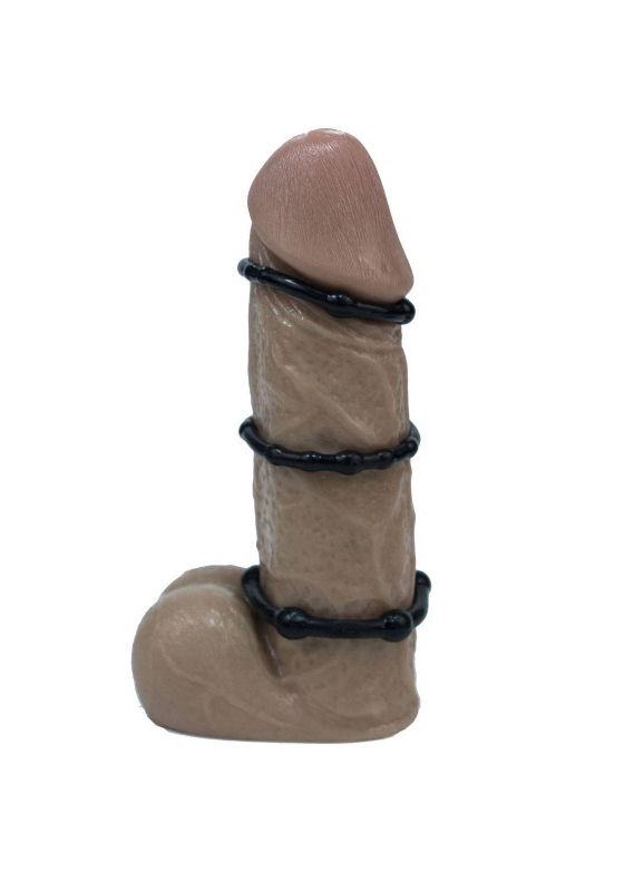 Brunos \ Gummi \ Rude Rider \ Mini Cock Rings | 3er-Pack