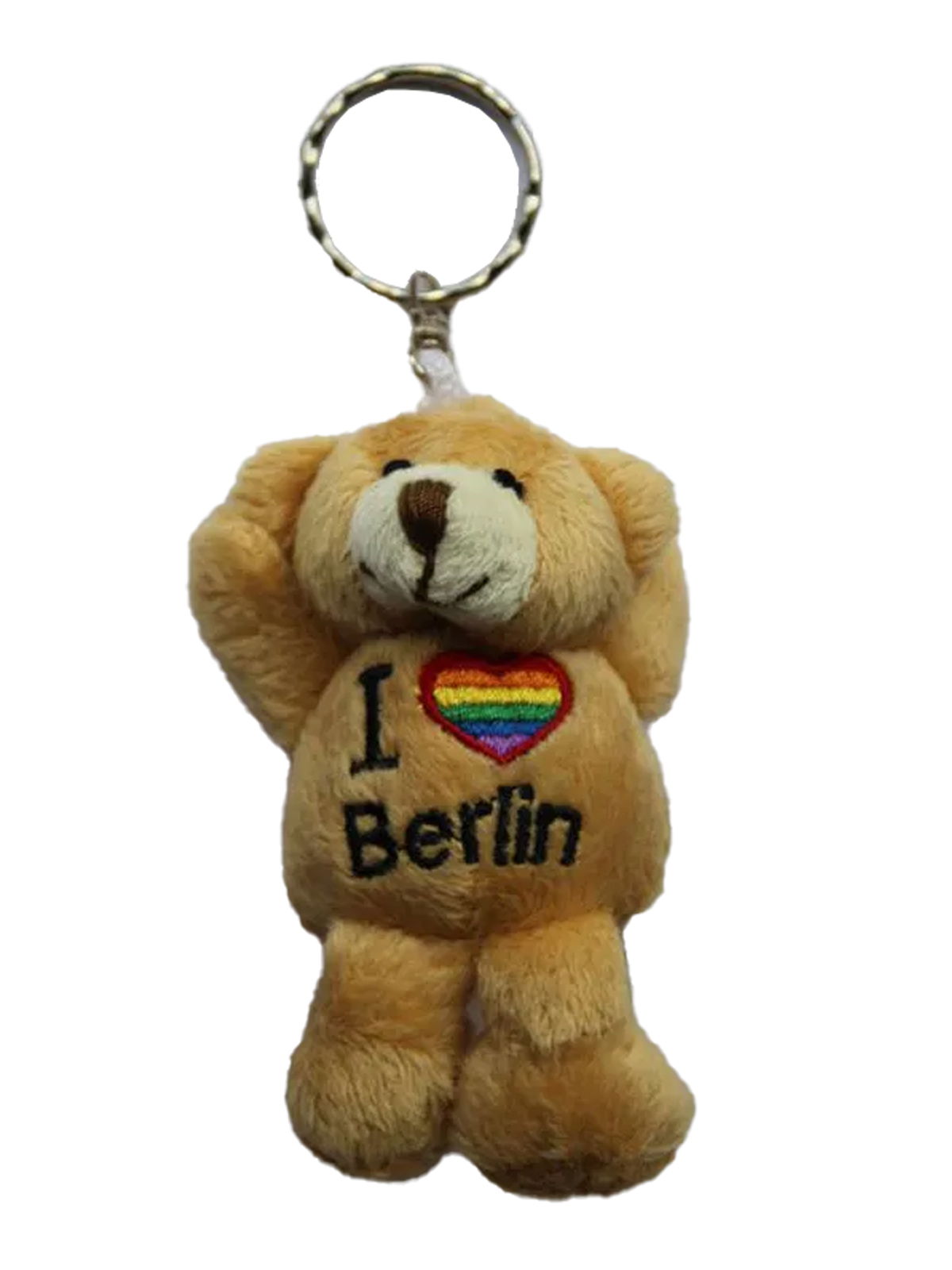 Brunos \ Pride Accessoires \  \ Regenbogen Bär Schlüsselanhänger 'I love Berlin'