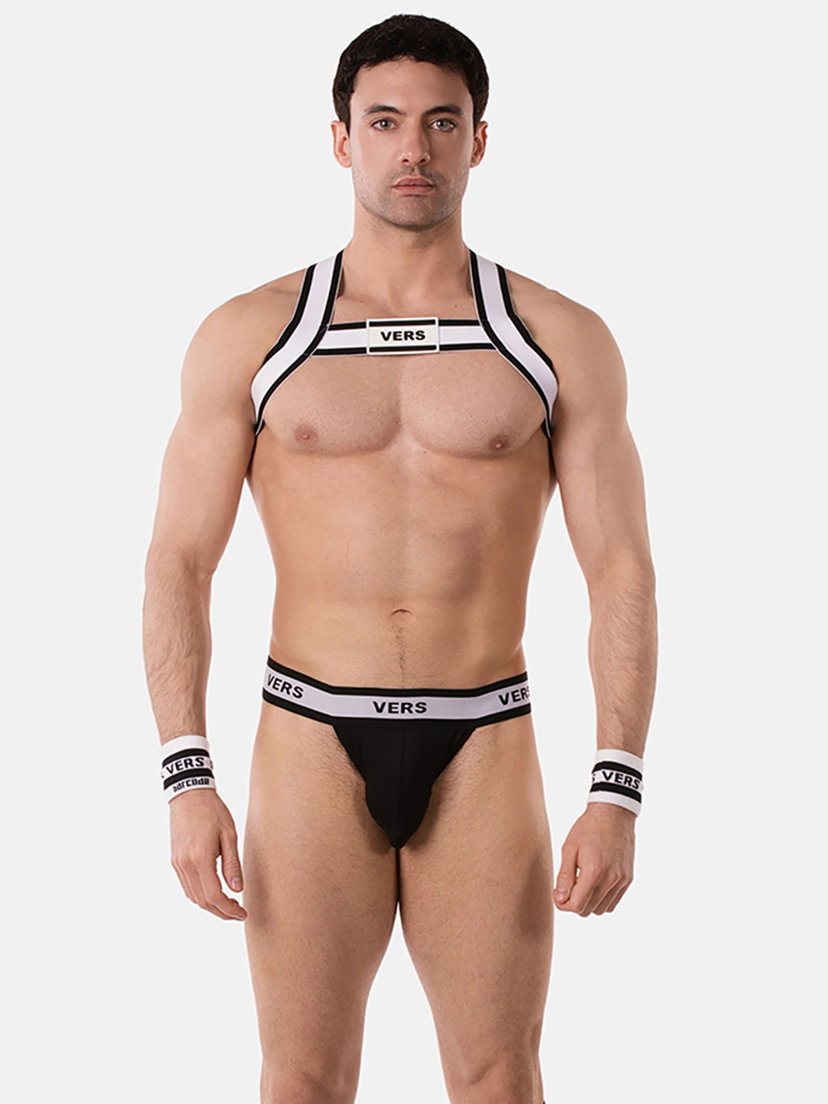 Brunos \  \ Barcode Berlin \ Jockstrap VERS | Black/White