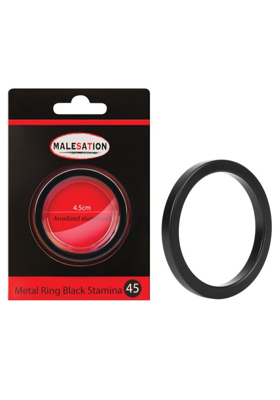 Malesation: Metal Ring Black Stamina
