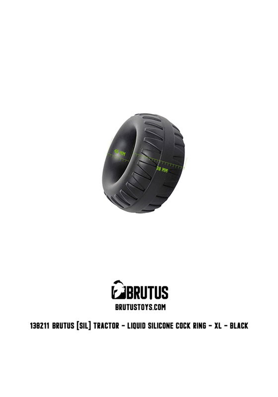 Cockring Brutus En Silicone  Adapté A Toutes Les Tailles