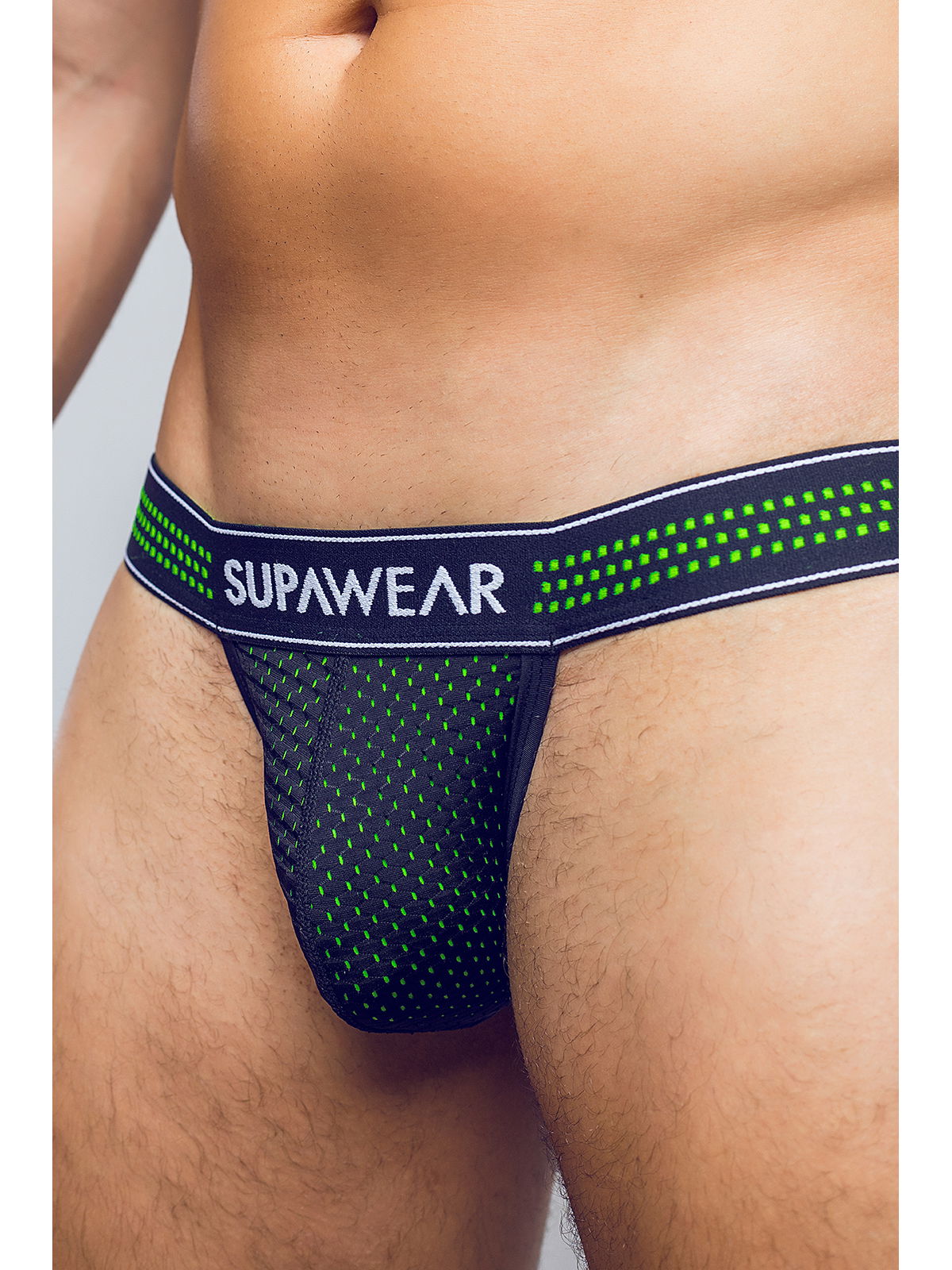 Brunos \ Jocks \ Supawear \ Neon Mesh Jock | Neongreen