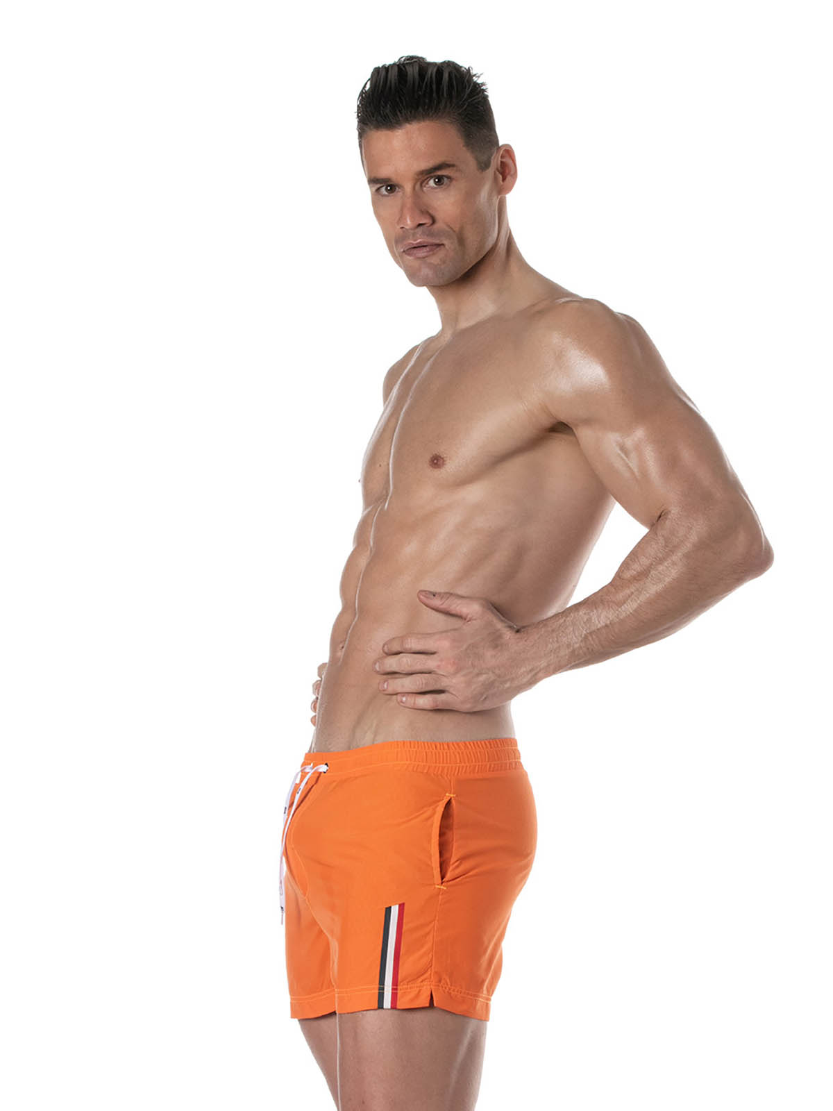 Brunos \ TOF Paris \ TOF Paris \ Mid Thight Short Swimwear | Orange