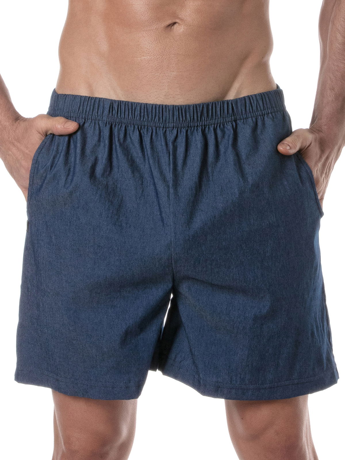 Light Denim Bermuda Shorts | Blue Brunos \ Shorts | Pants \ TOF Paris \ Light Denim Bermuda Shorts | Blue