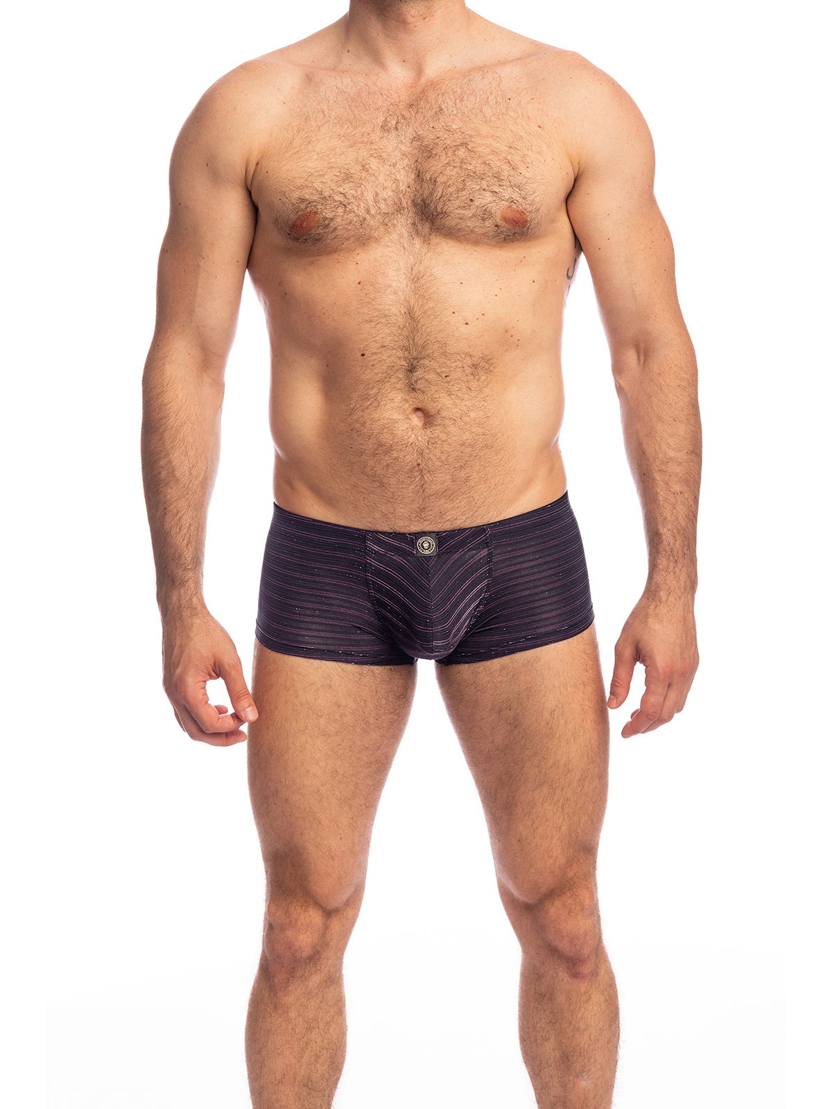 Brunos \ Boxer | Trunks \ L'homme Invisible \ Push-Up Mini Boxer Shimmering Nights | Black