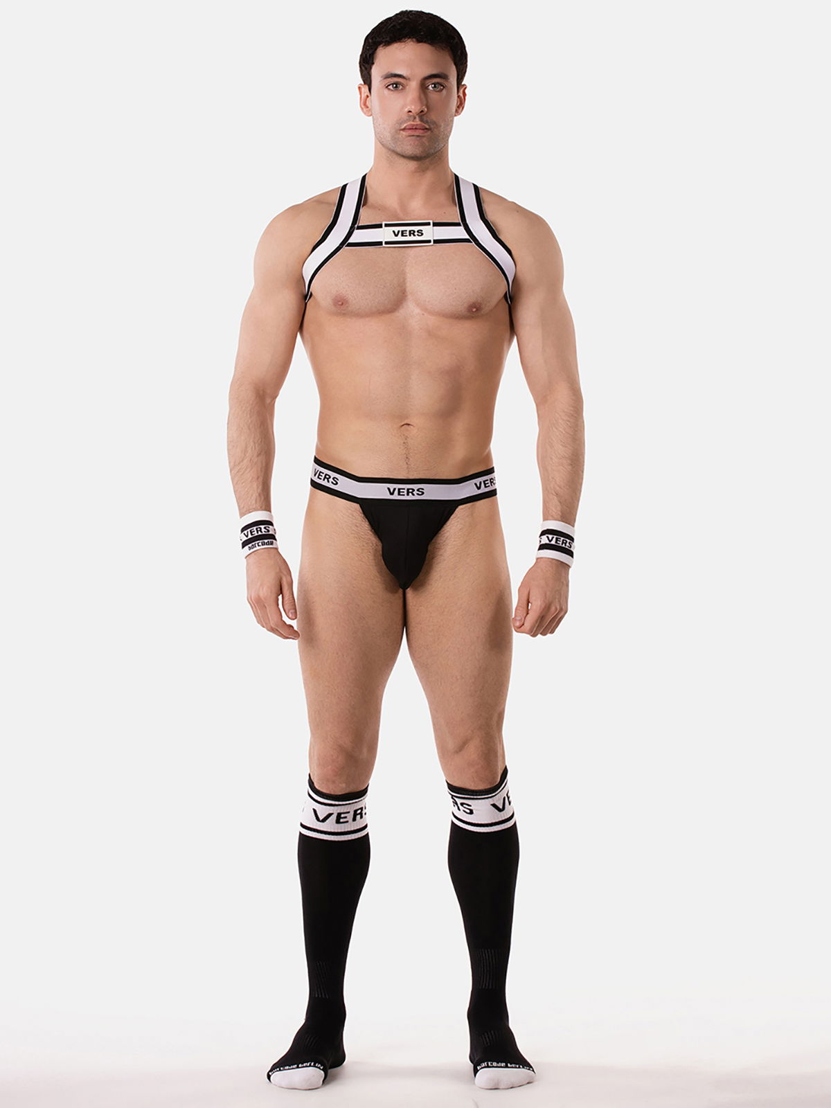 Brunos \  \ Barcode Berlin \ Jockstrap VERS | Black/White