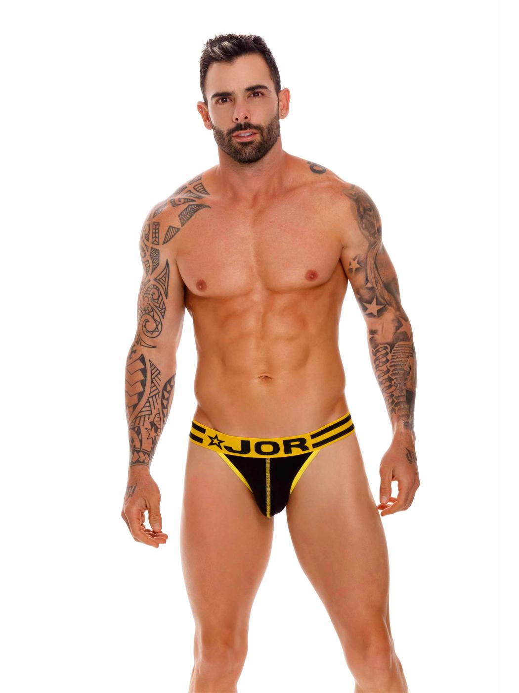 Brunos \ JOR \ JOR \ Thong Varsity | Black