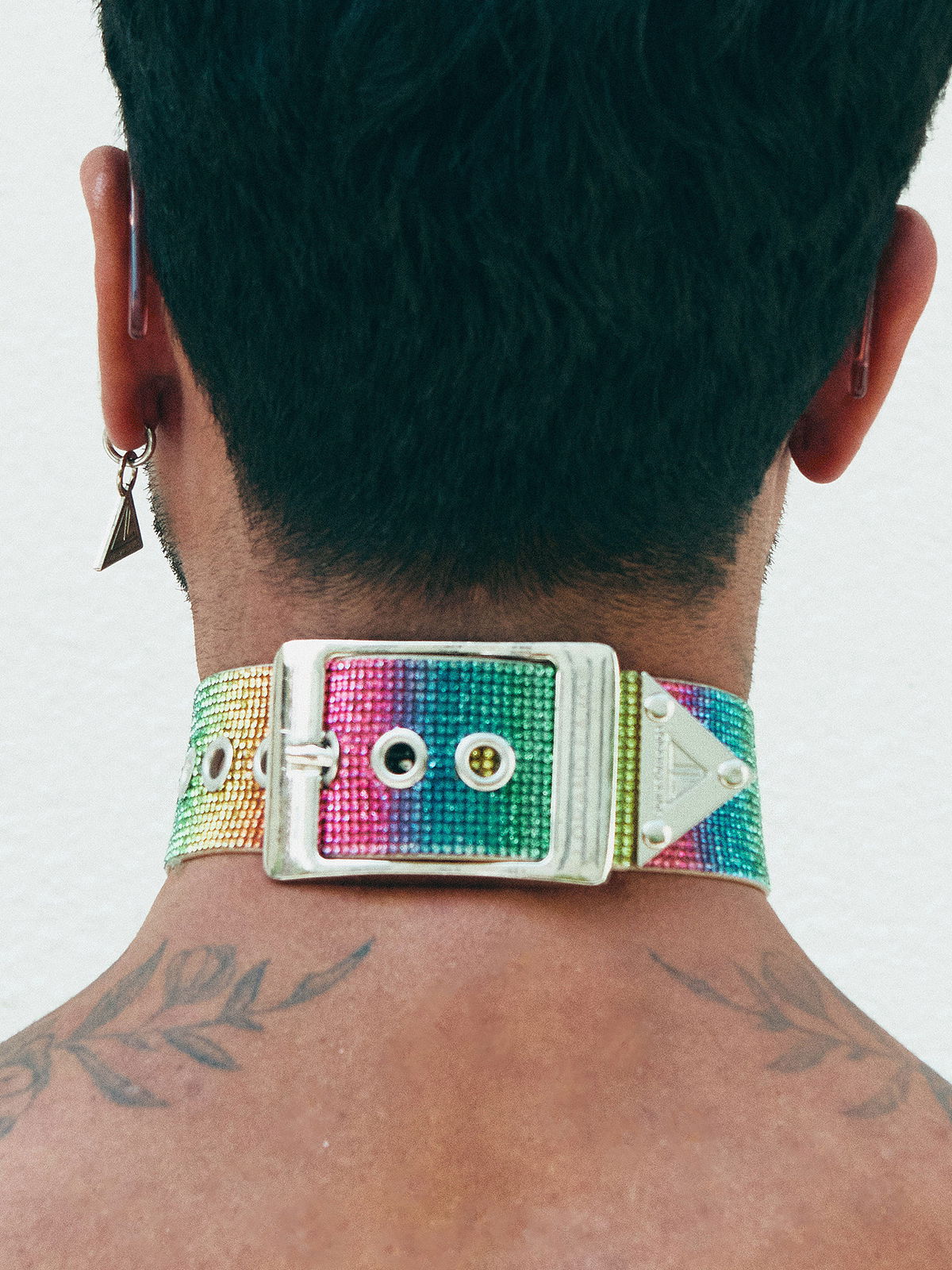 Brunos \ Neu \ Lorand Lajos \ Choker Crystal | Rainbow