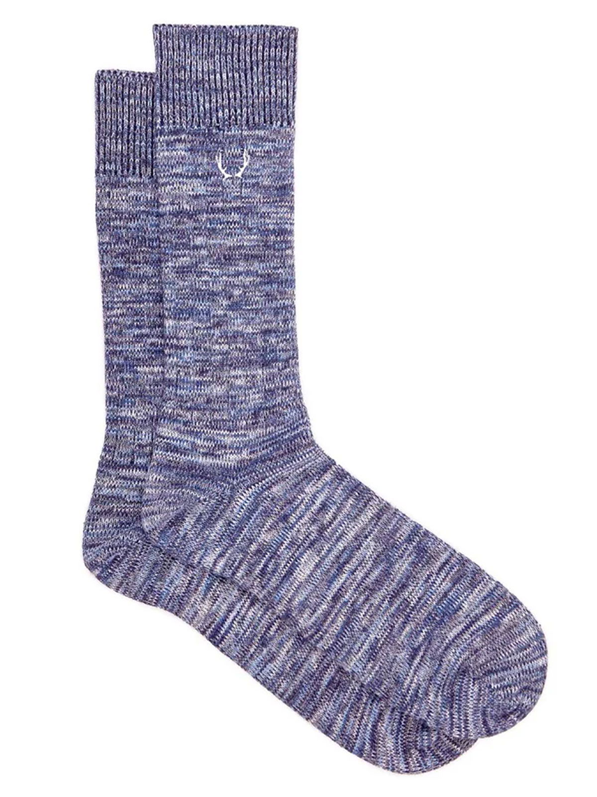 Brunos \  \ Bluebuck \ Melange Socks | Blue/Grey