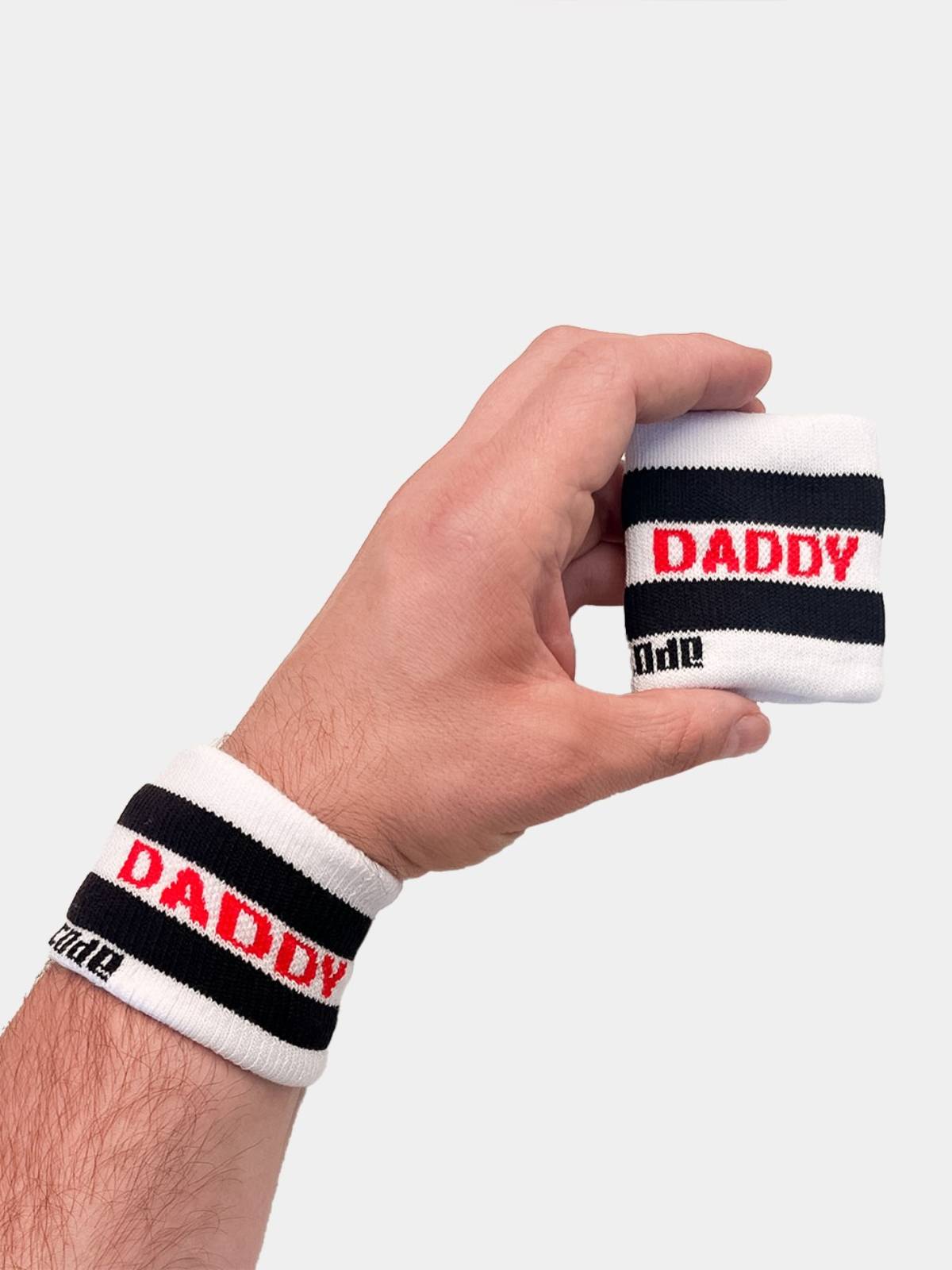 Brunos \ Barcode Berlin \ Barcode Berlin \ Identity Wrist Band Daddy | White/Black/Red