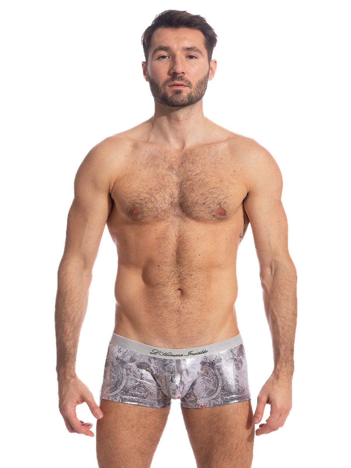 Silver Python Push-Up Hipster | Silver