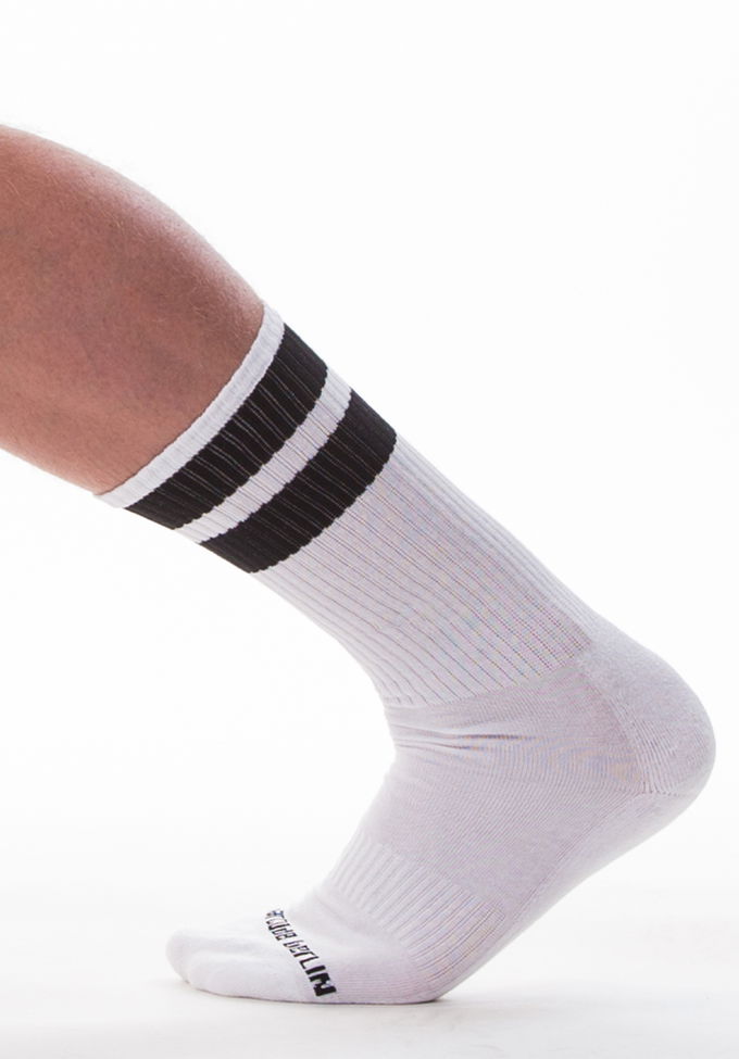 Brunos \ Socks \ Barcode Berlin \ Gym Socks | White/Black