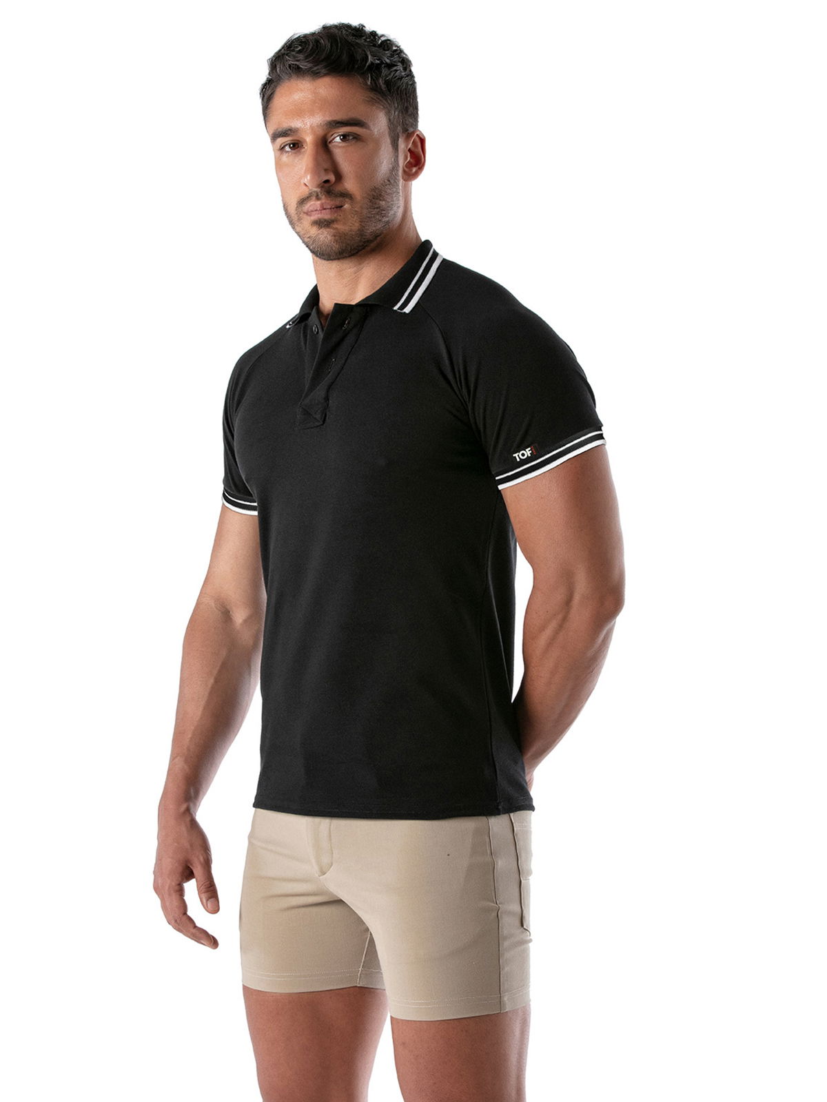 Brunos \ TOF Paris \ TOF Paris \ Patriot Polo Shirt | Black