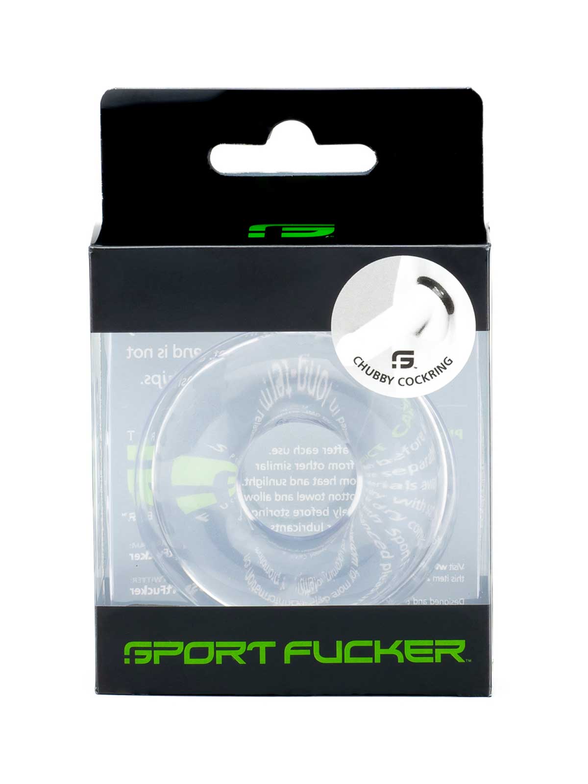 Brunos \  \ Sport Fucker \ Rubber Cockring | Clear