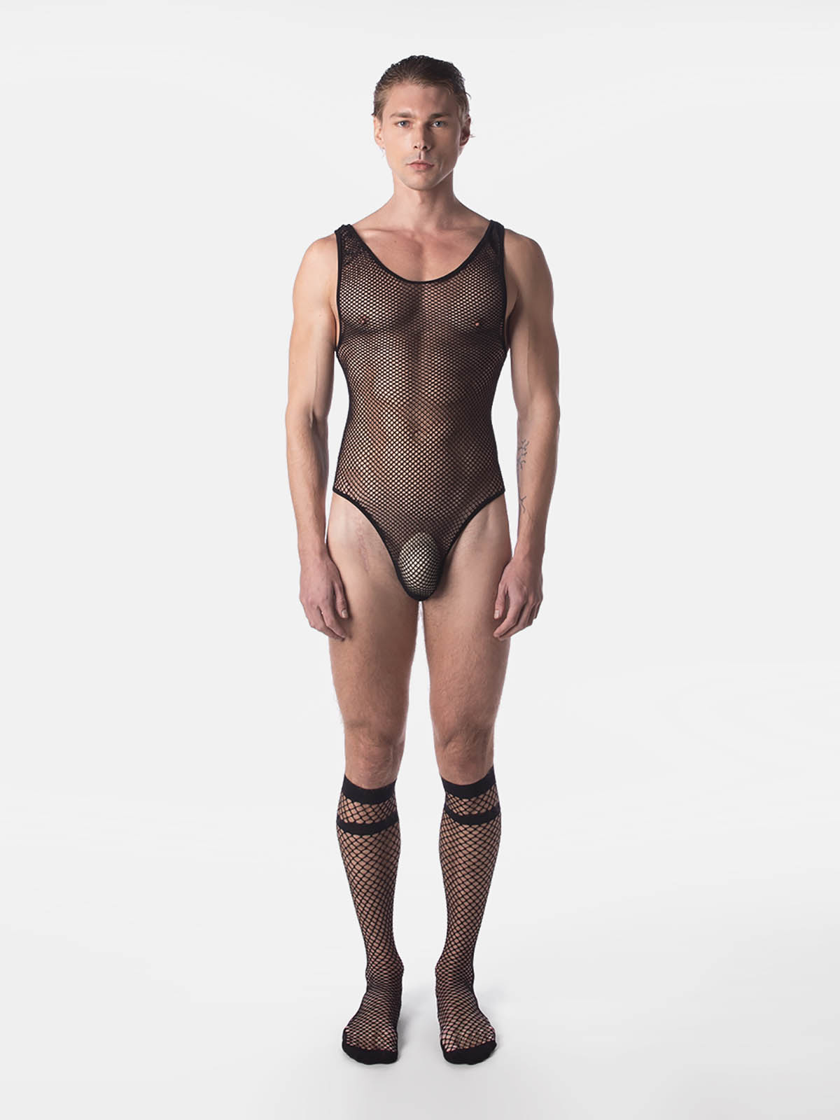 Brunos \ Fashion Sale \ Barcode Berlin \ Fishnet Body Roma | Black