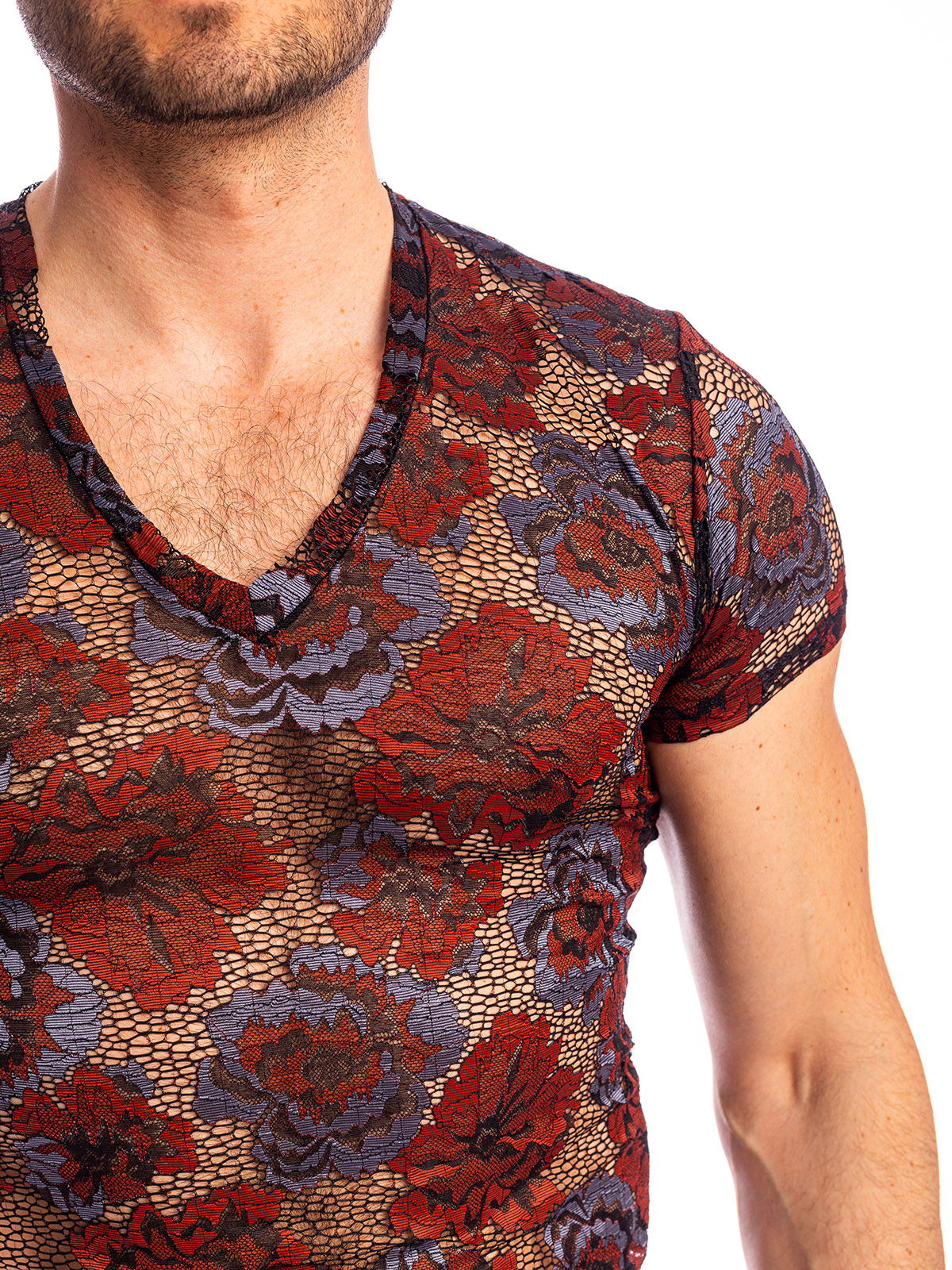 Brunos \  \ L'homme Invisible \ V-Neck Shirt Reverie Florale | Print