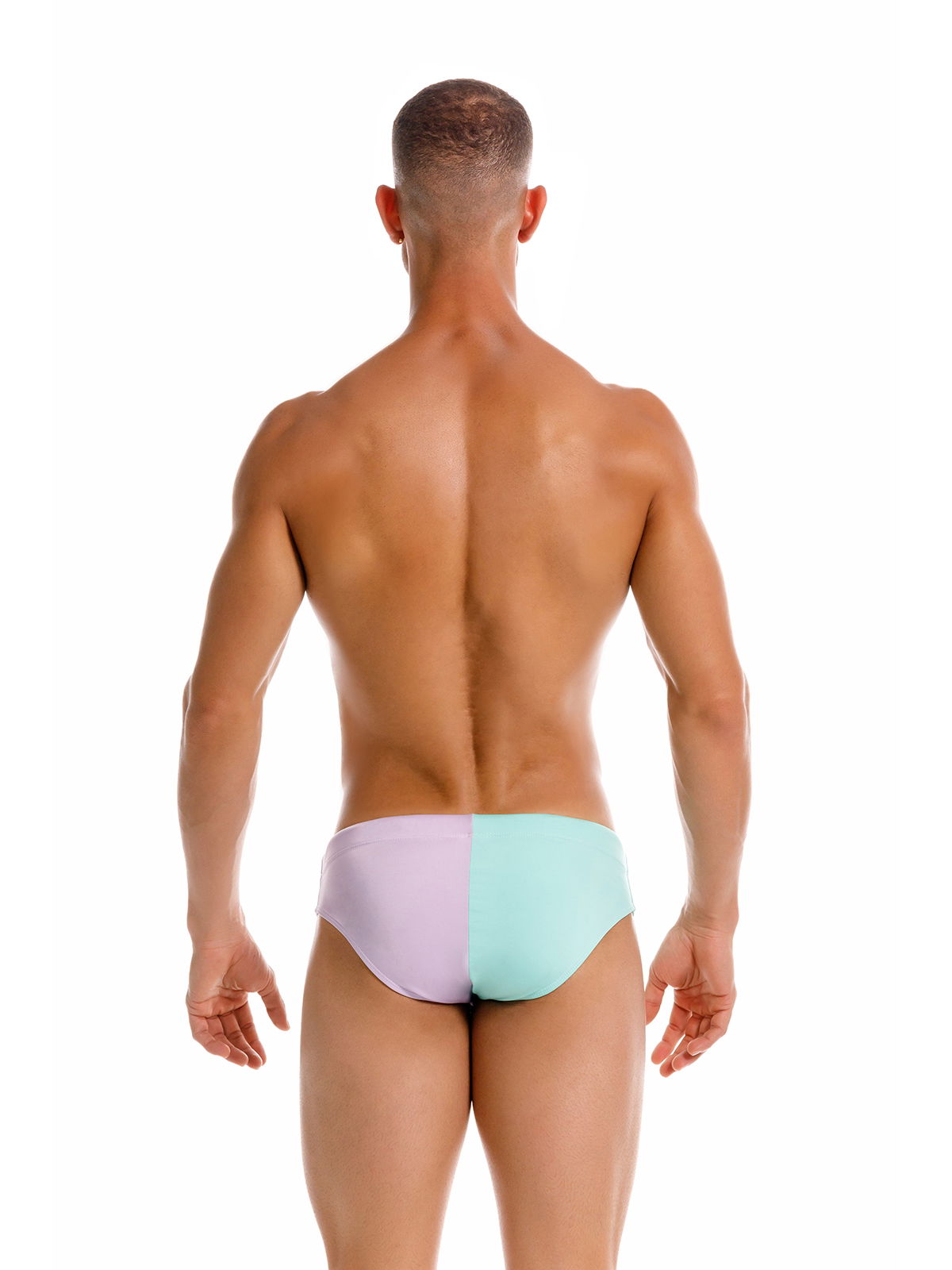 Brunos \ JOR \ JOR \ Slip Mix Swimwear | Green/Lilac
