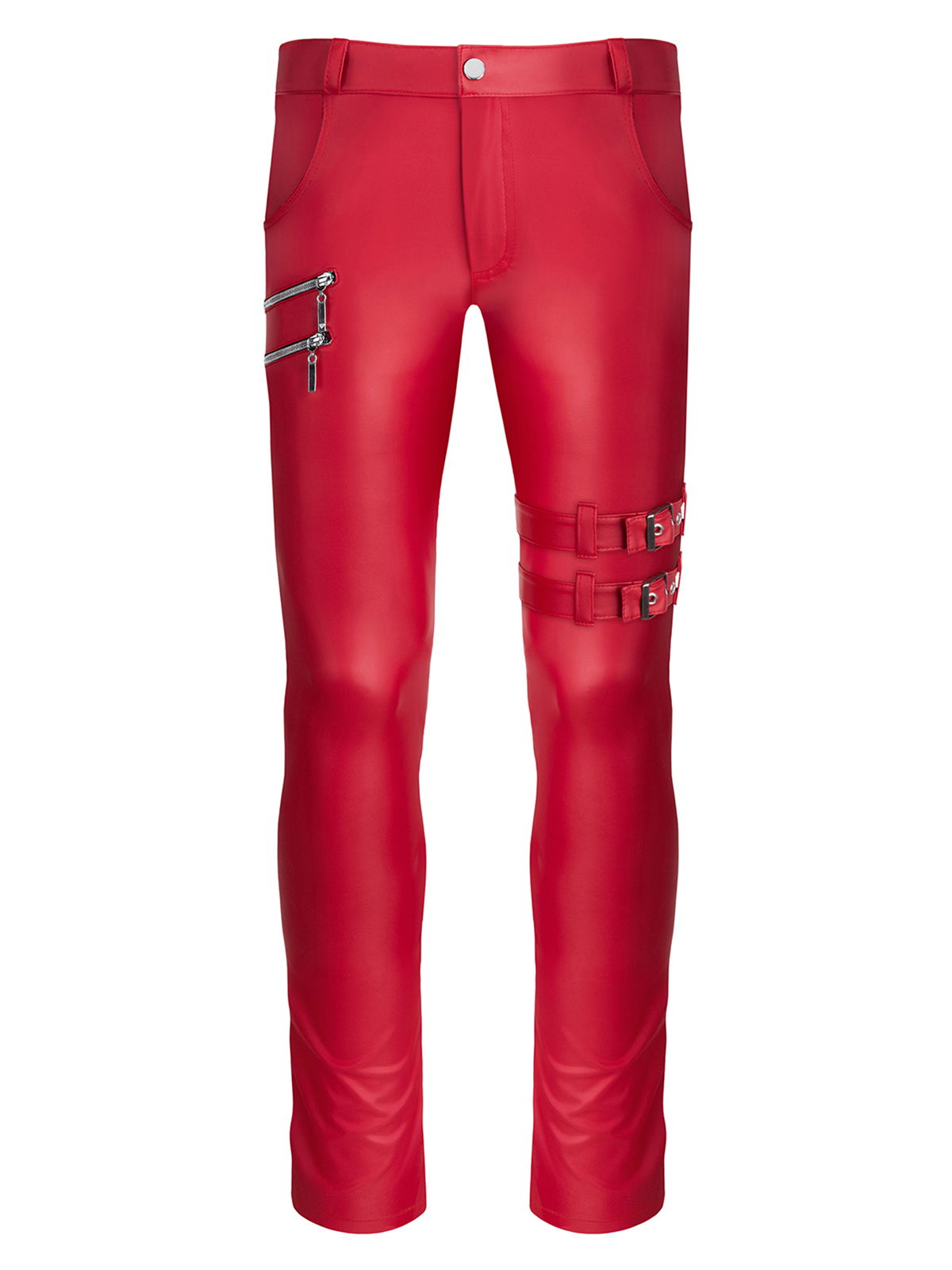 Brunos \ Regnes Fetish Planet \ Regnes Fetish Planet \ Wetlook Trousers Tommaso | Red