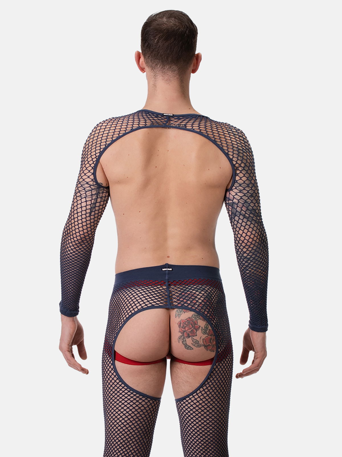 Brunos \ Neu \ Barcode Berlin \ Fishnet Sleeves Poggio | Navy