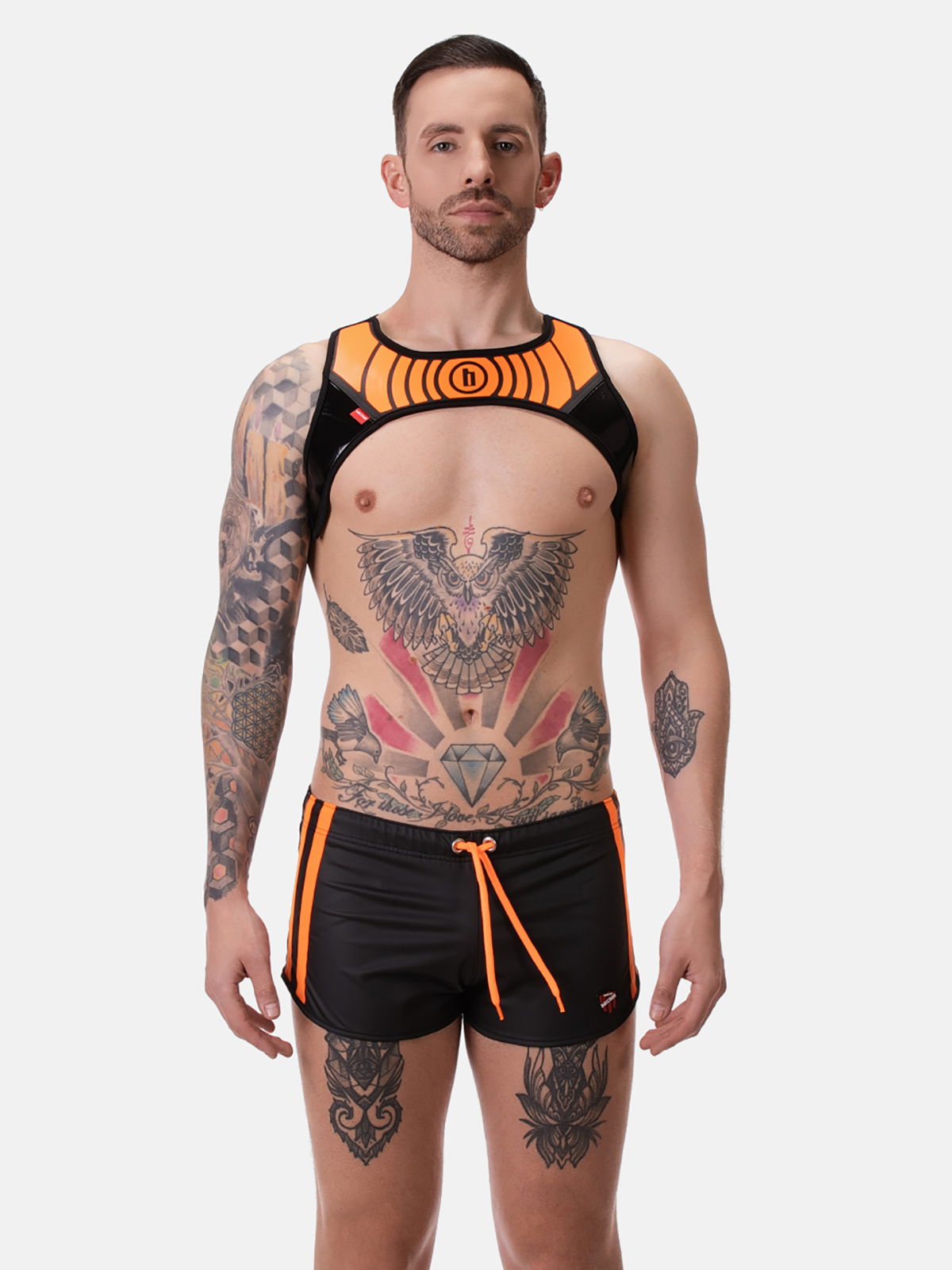 Brunos \ NEU \ Barcode Berlin \ Harness Ede | Neonorange