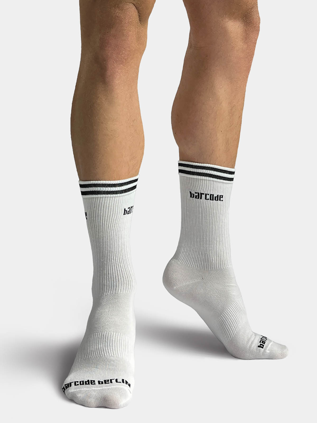 Brunos \  \ Barcode Berlin \ Festival Socks | White|Black